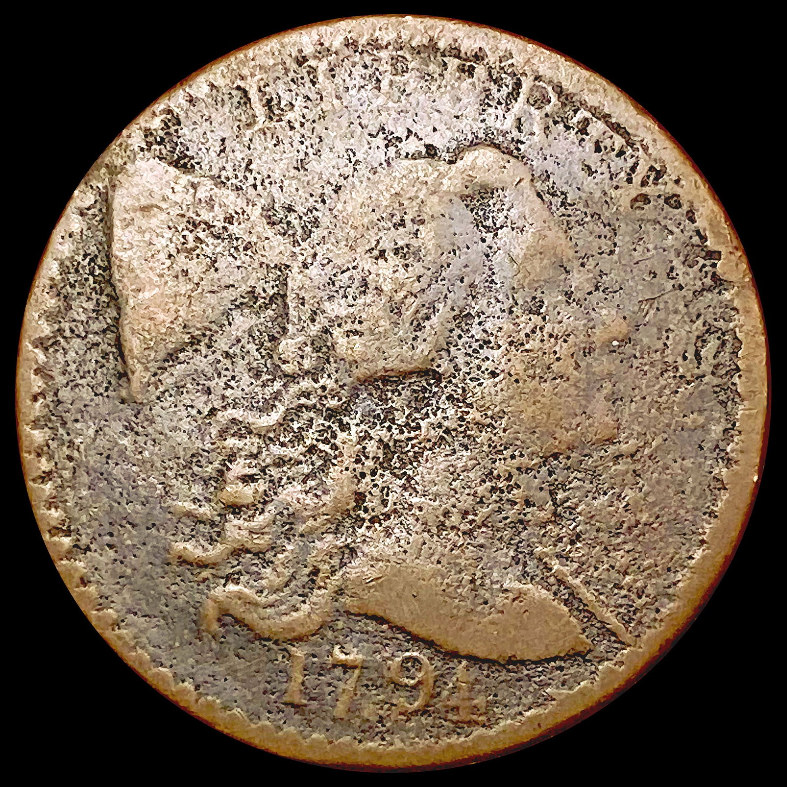 1794 Liberty Cap Large Cent NICELY CIRCULATED (1 of 2)