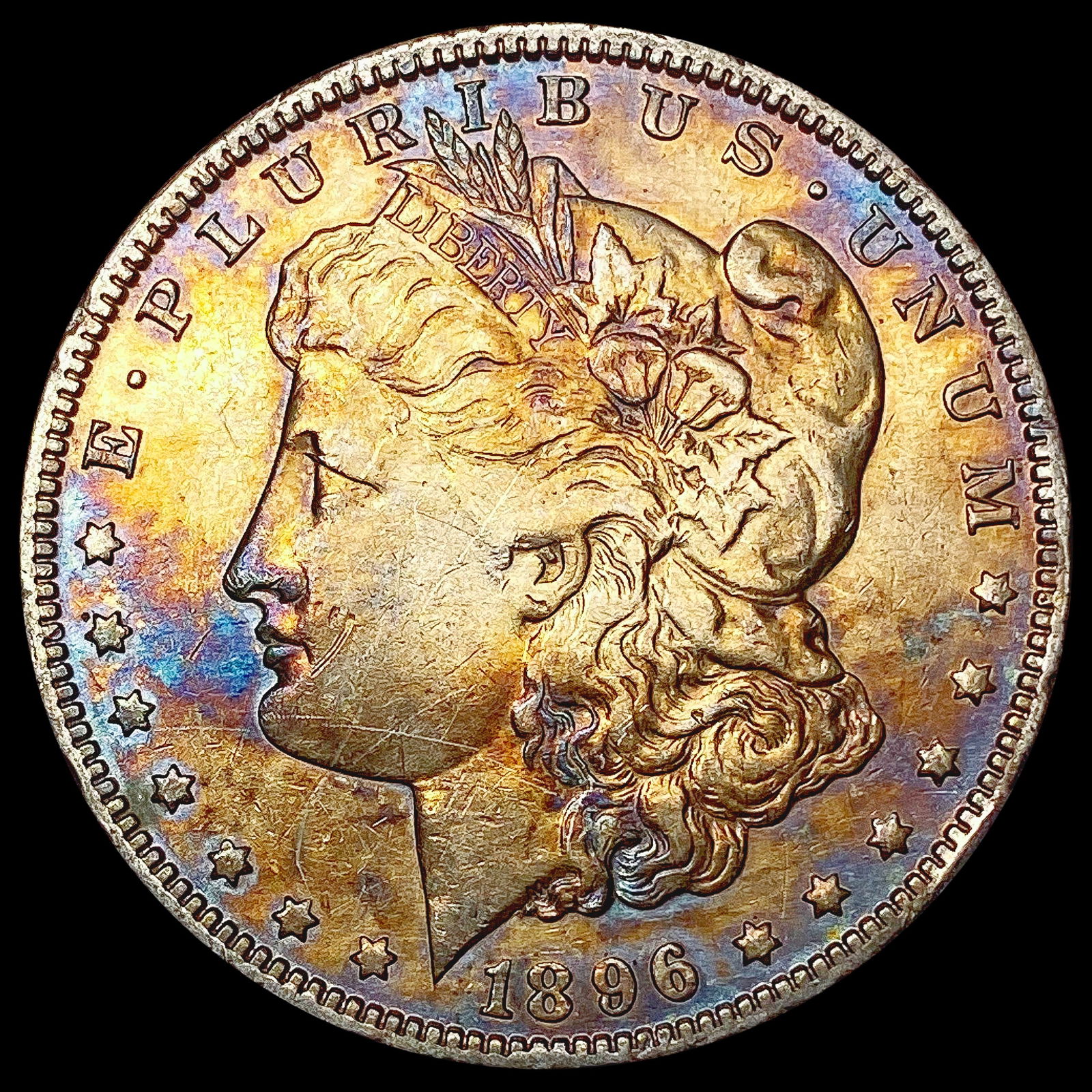 1896-O Morgan Silver Dollar NEARLY UNCIRCULATED (1 of 2)