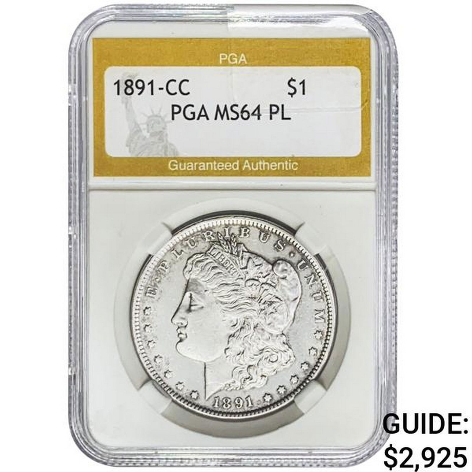 1891-CC Morgan Silver Dollar PGA MS64 PL (1 of 2)