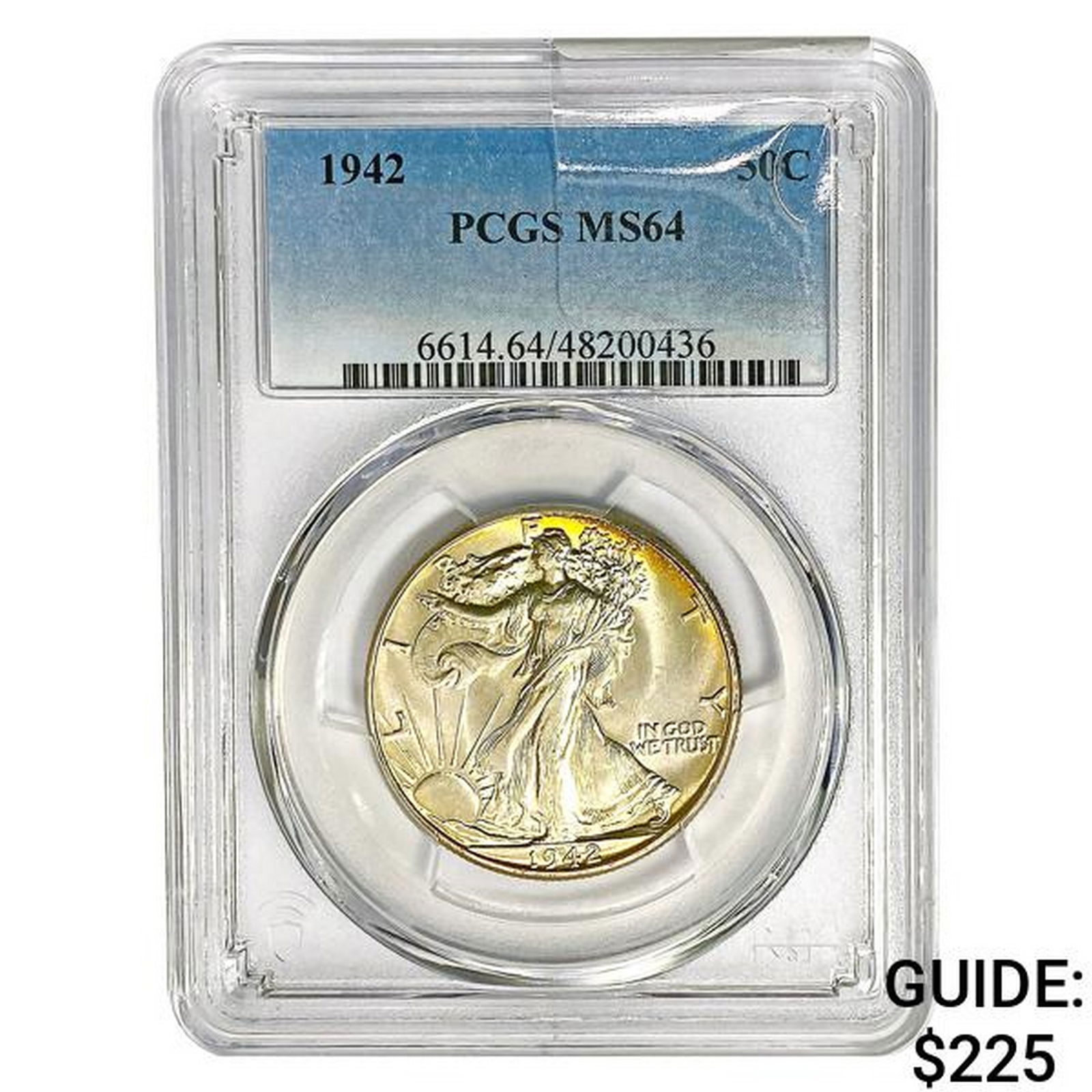 1942 Walking Liberty Half Dollar PCGS MS64 (1 of 2)