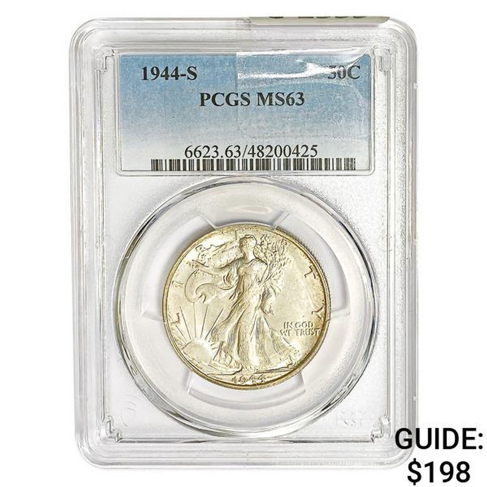 1944-S Walking Liberty Half Dollar PCGS MS63 (1 of 2)