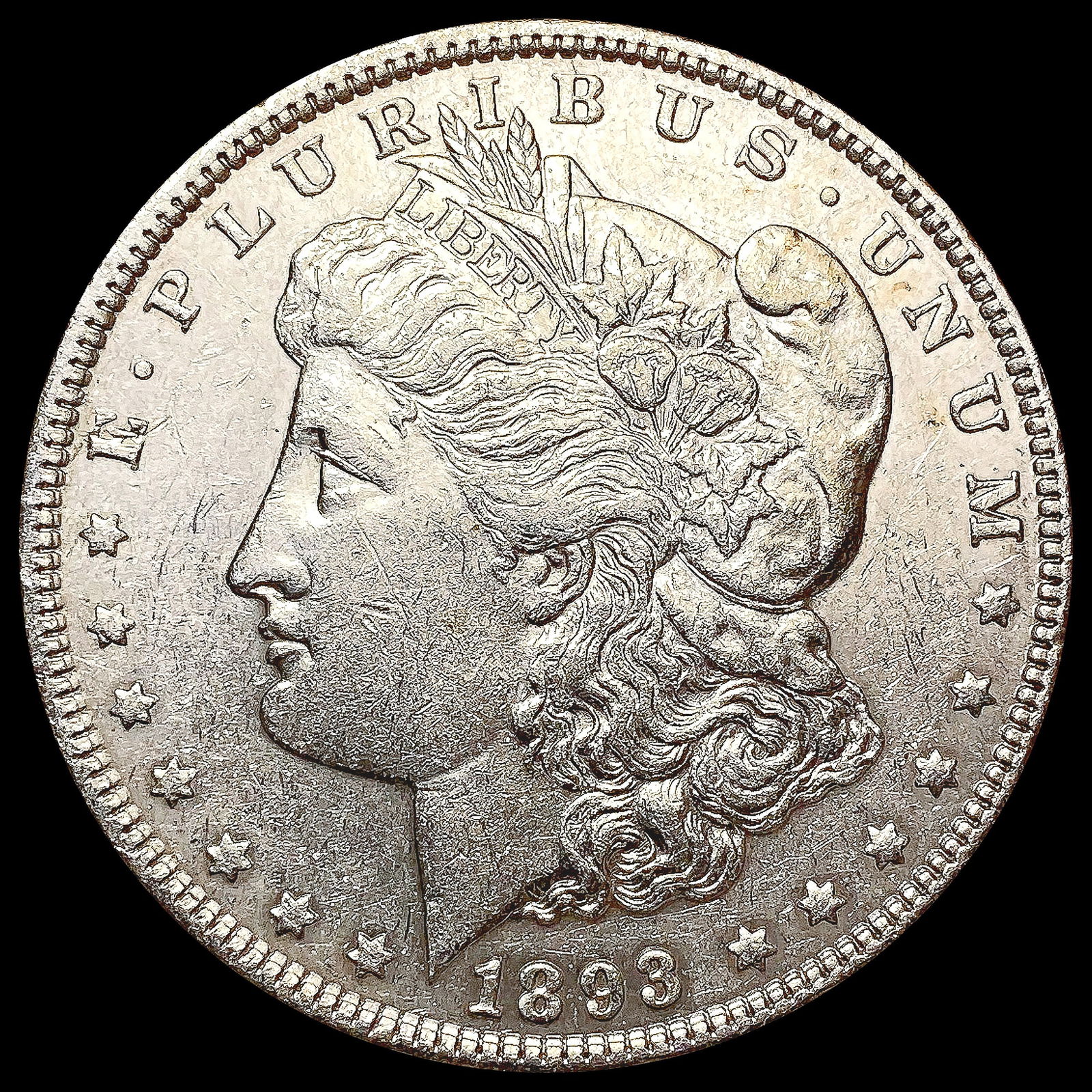 1893 Morgan Silver Dollar CHOICE AU (1 of 2)