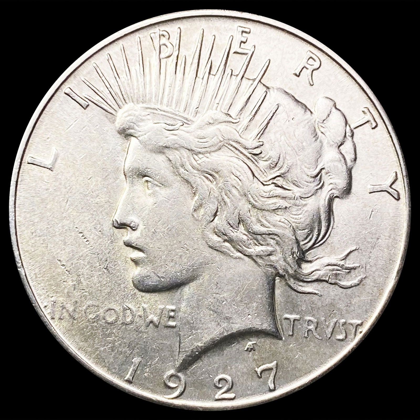 1927-S Silver Peace Dollar CLOSELY UNCIRCULATED (1 of 2)