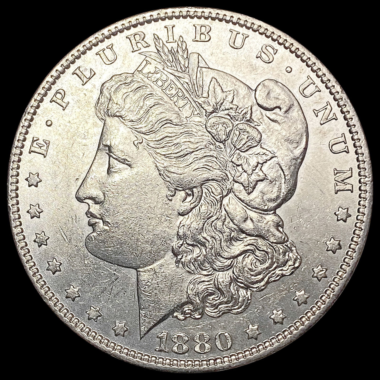 1880-O Morgan Silver Dollar CLOSELY UNCIRCULATED (1 of 2)