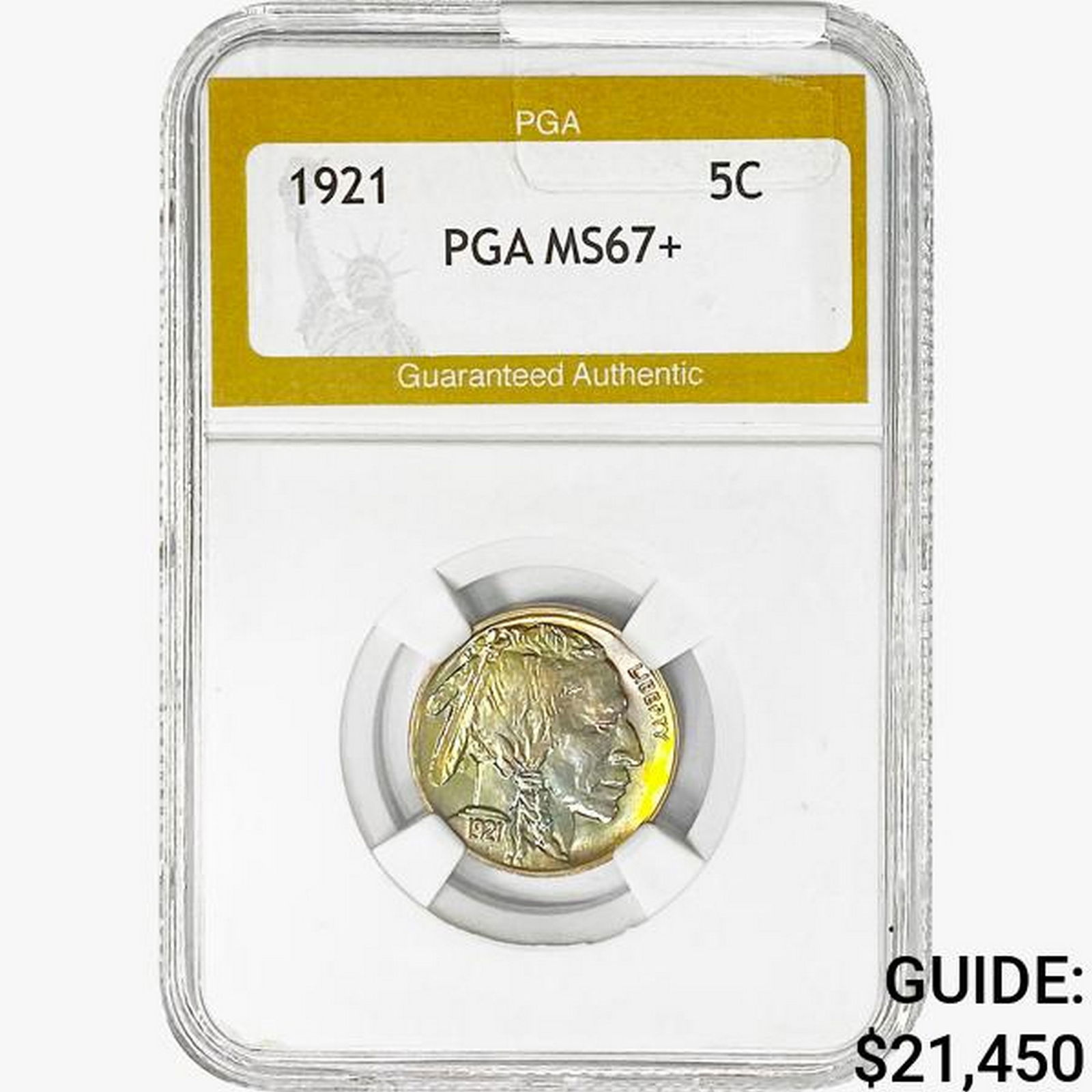 1921 Buffalo Nickel PGA MS67+ (1 of 2)