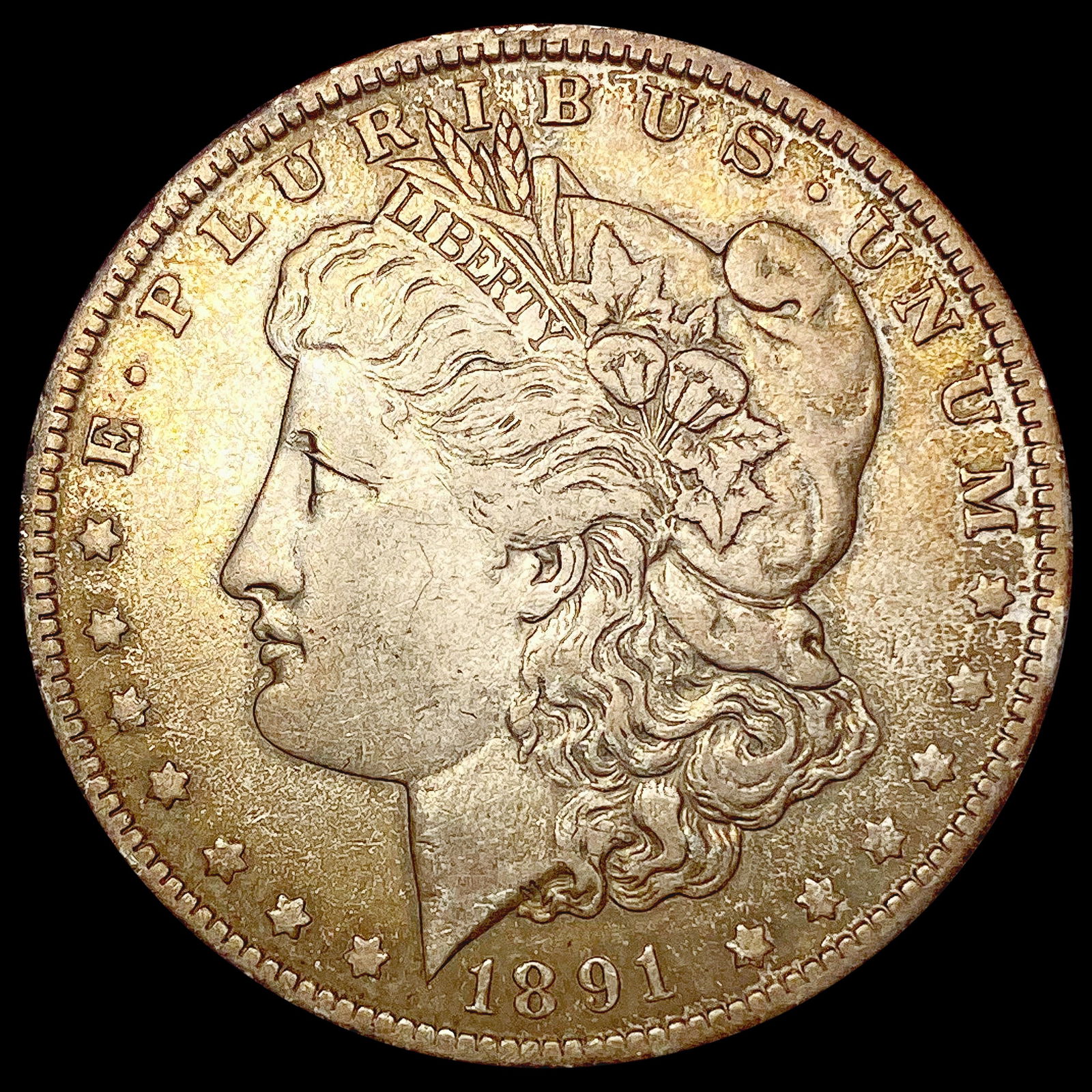 1891-O Morgan Silver Dollar NEARLY UNCIRCULATED (1 of 2)