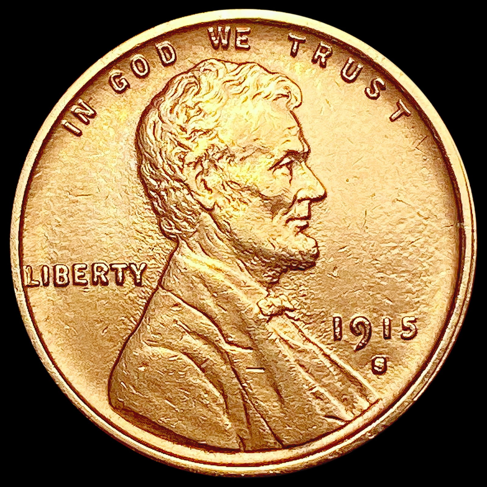 1915-S RED Wheat Cent CHOICE BU (1 of 2)