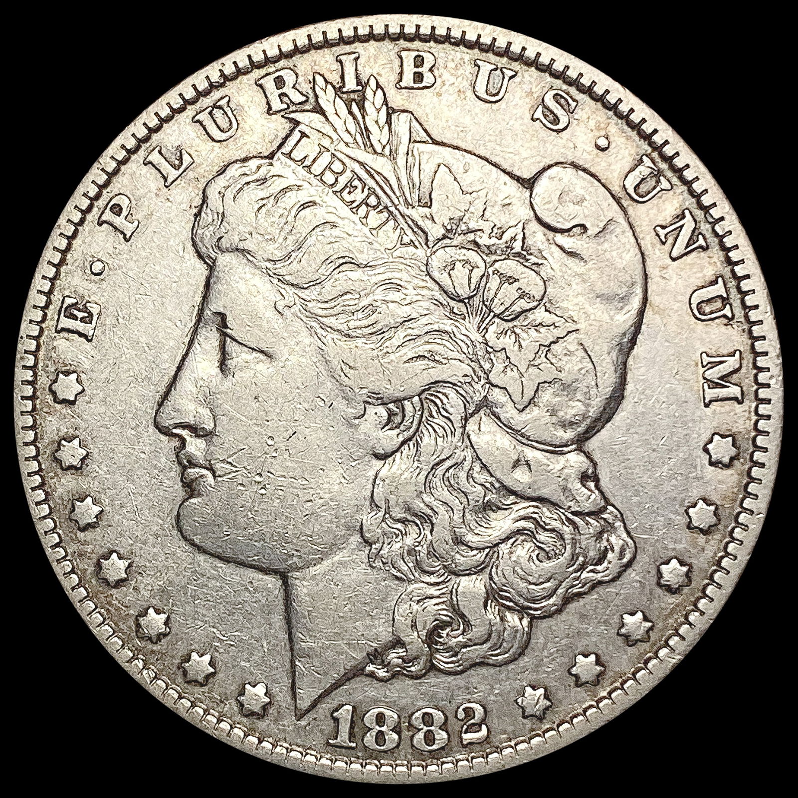 1882-CC Morgan Silver Dollar LIGHTLY CIRCULATED (1 of 2)