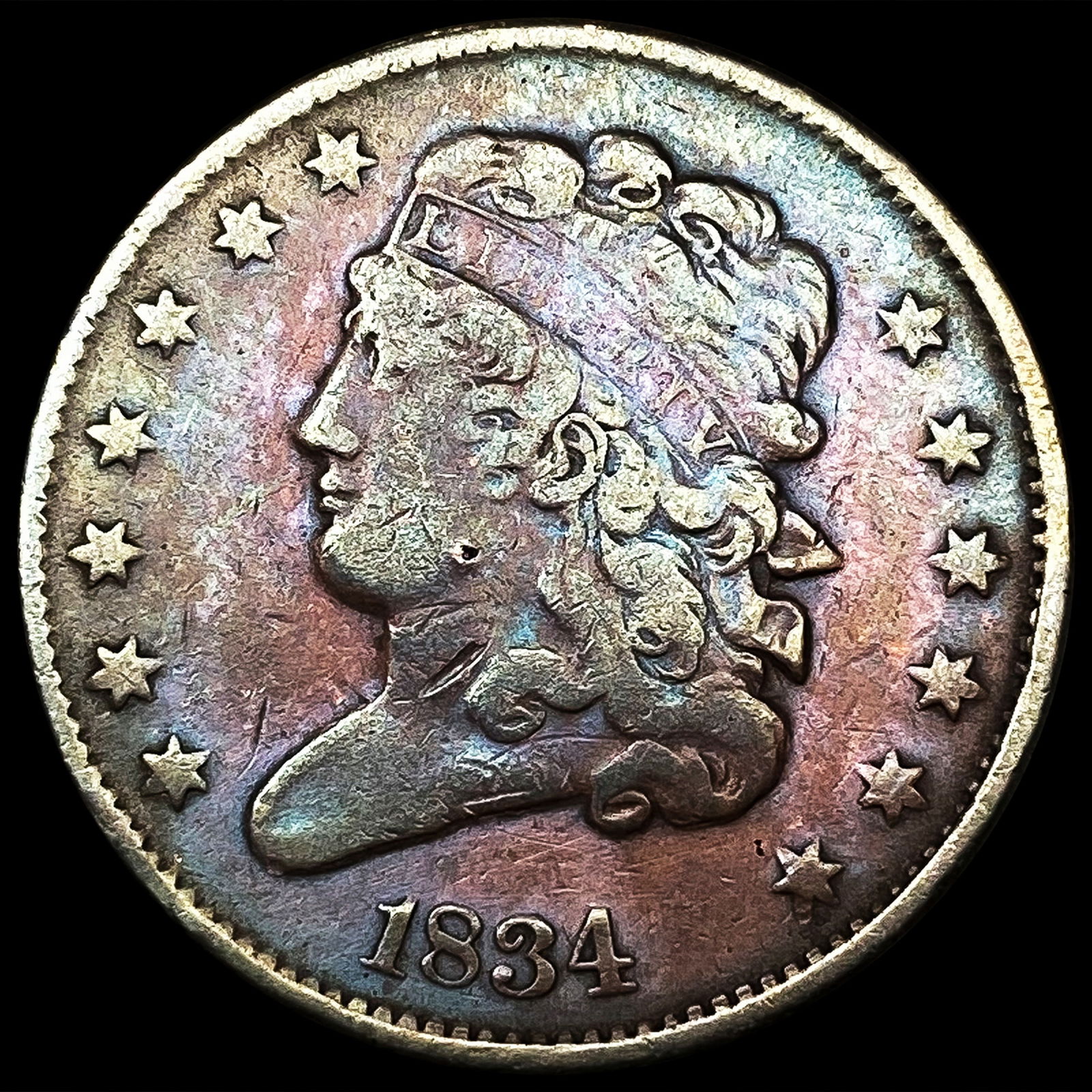 1834 Classic Head Half Cent LIGHTLY CIRCULATED (1 of 2)