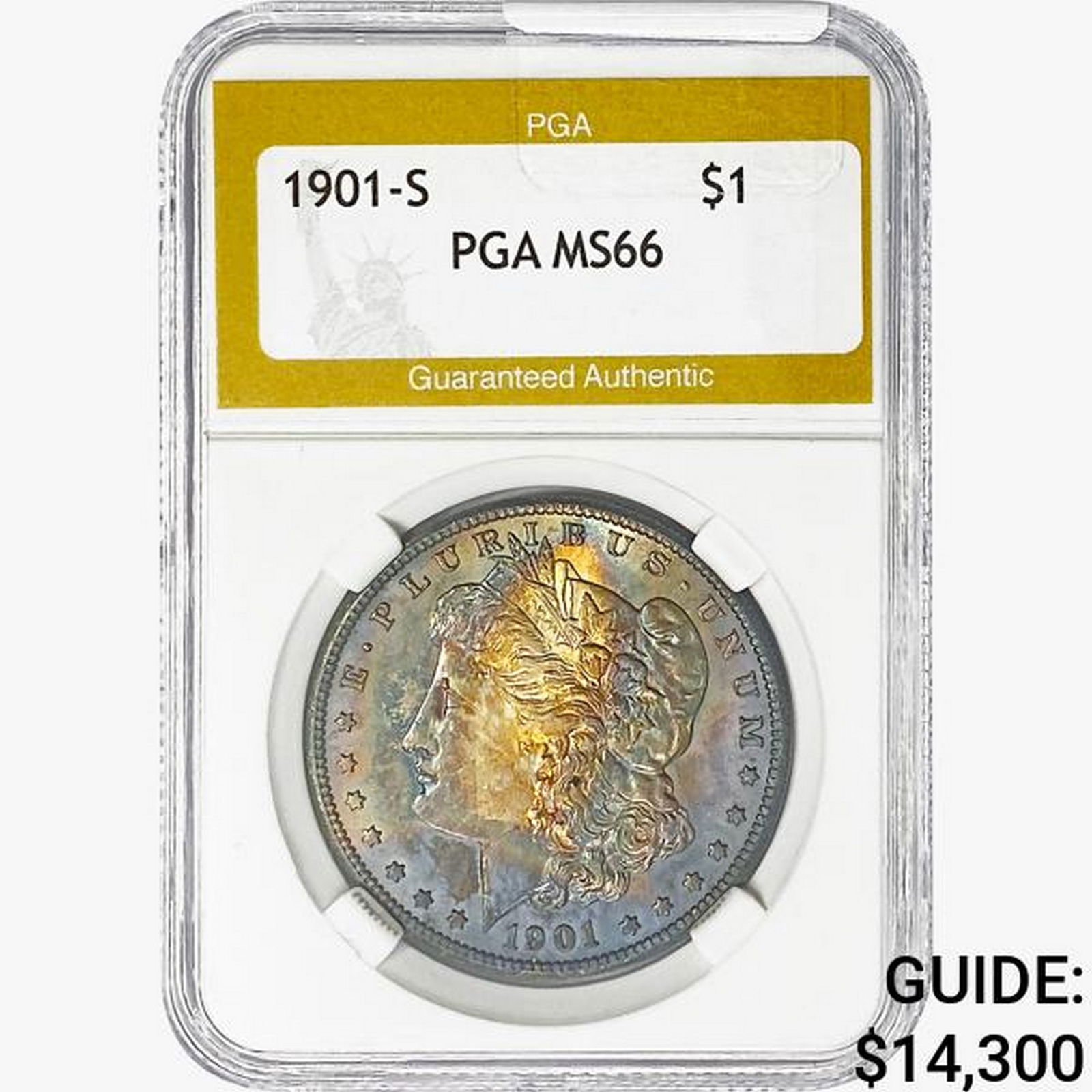 1901-S Morgan Silver Dollar PGA MS66 (1 of 2)