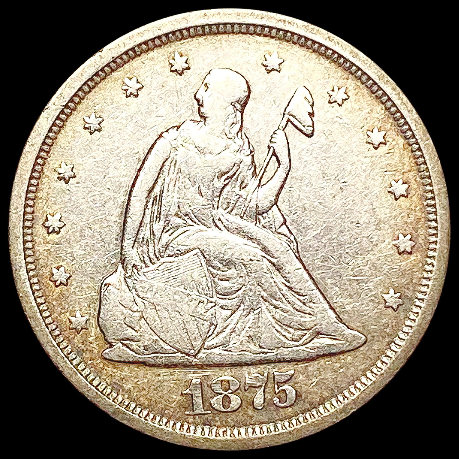 1875-S Twenty Cent Piece NEARLY UNCIRCULATED (1 of 2)
