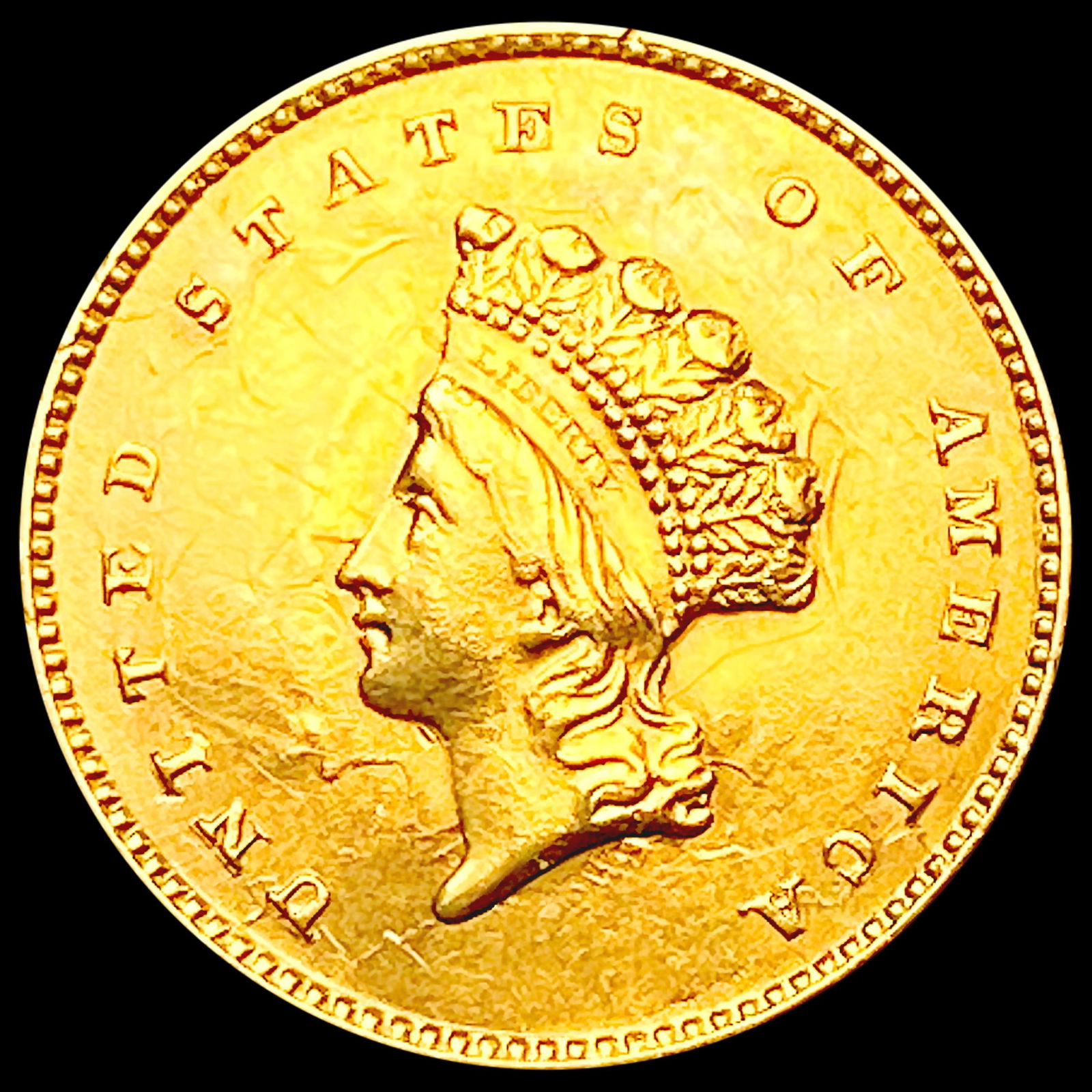 1855 Rare Gold Dollar CLOSELY UNCIRCULATED (1 of 2)