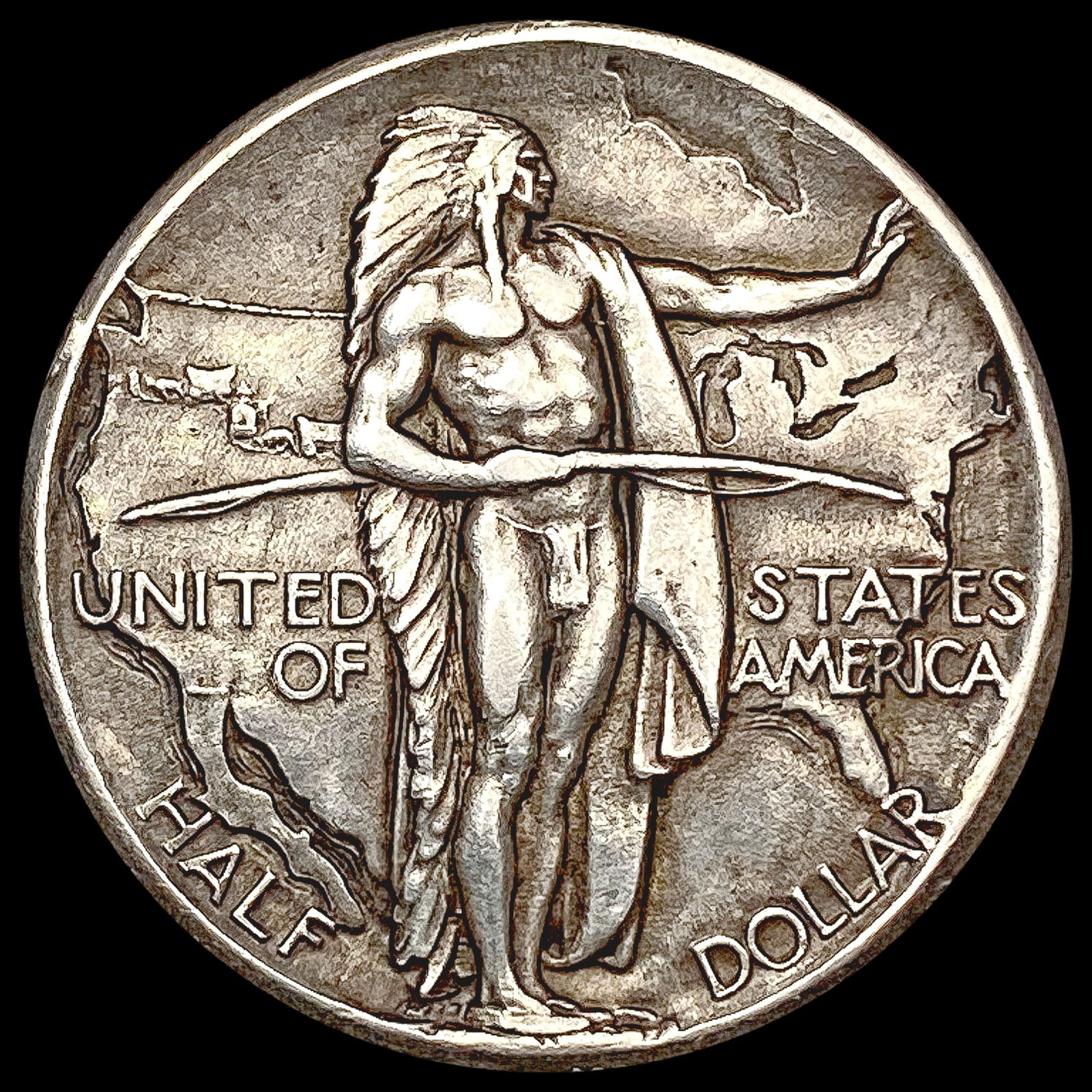 1926 Oregon Trail Half Dollar CLOSELY UNCIRCULATED (1 of 2)