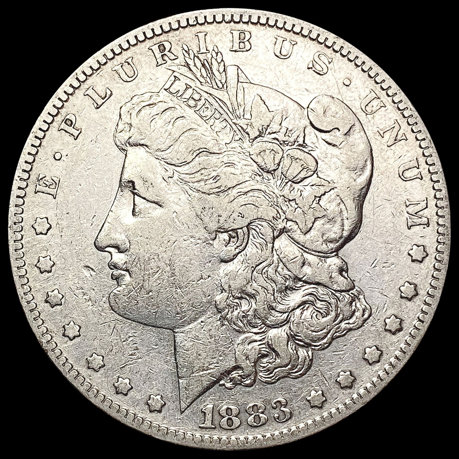 1883-S Morgan Silver Dollar NEARLY UNCIRCULATED (1 of 2)