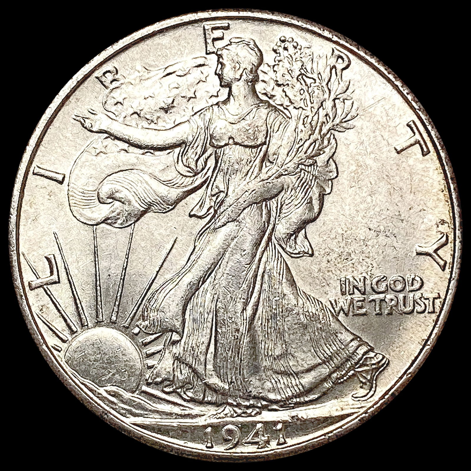 1941-D Walking Liberty Half Dollar UNCIRCULATED (1 of 2)