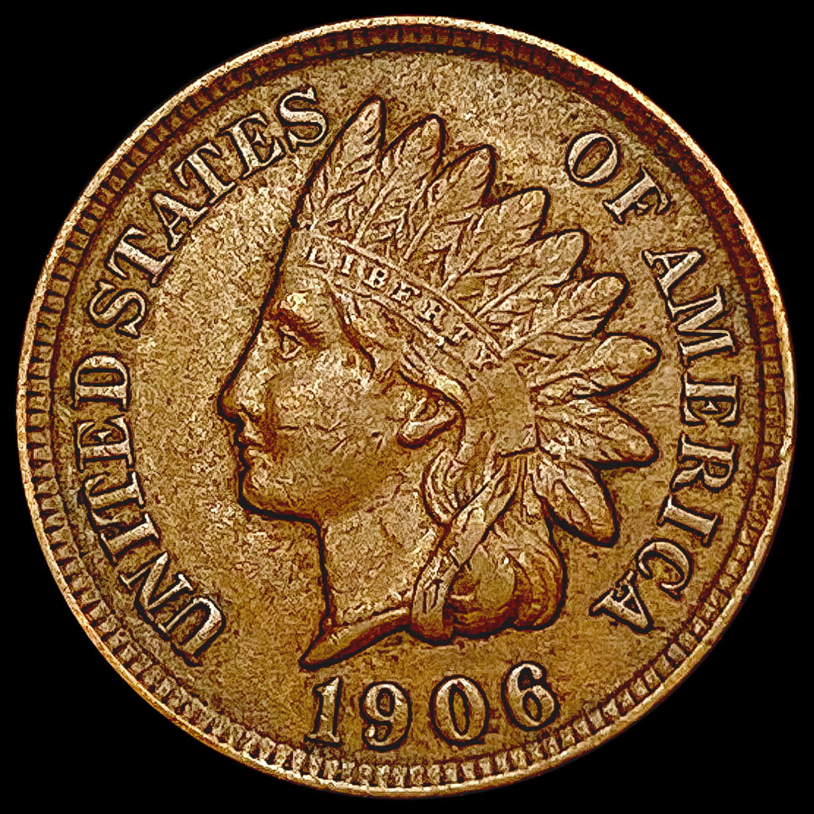 1906 Indian Head Cent CLOSELY UNCIRCULATED (1 of 2)