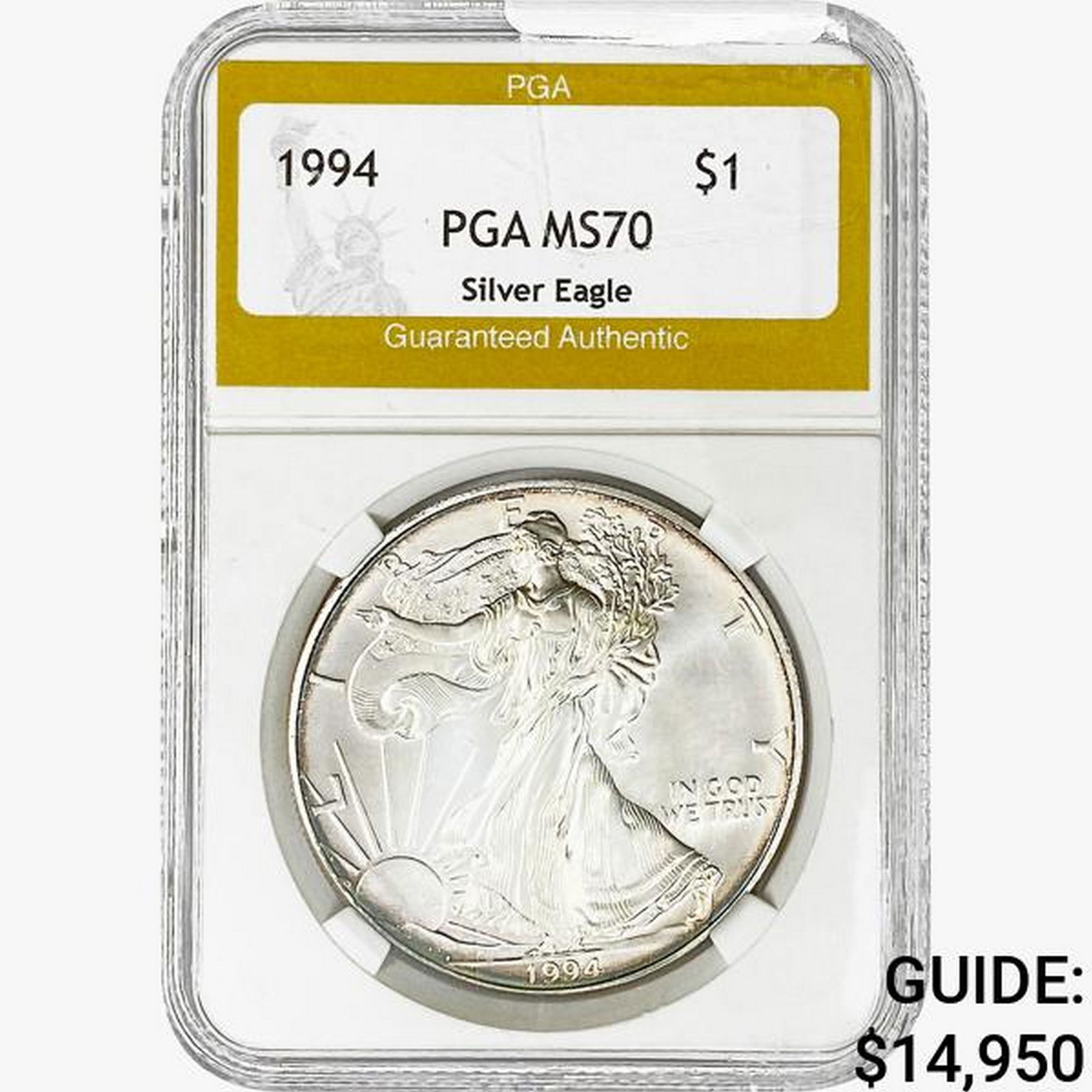 1994 Silver Eagle PGA MS70 (1 of 2)