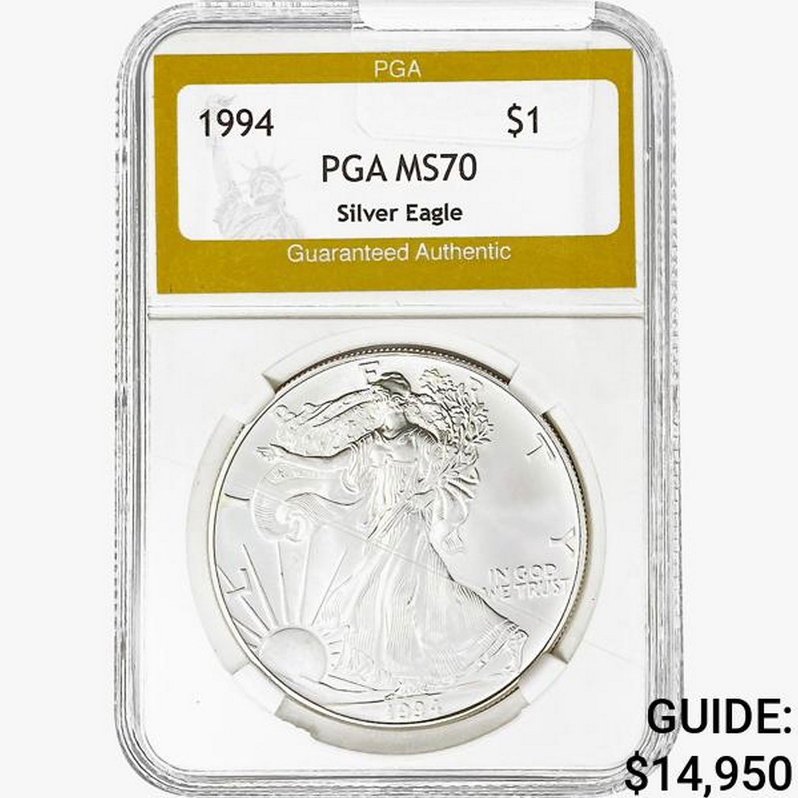 1994 Silver Eagle PGA MS70 (1 of 2)