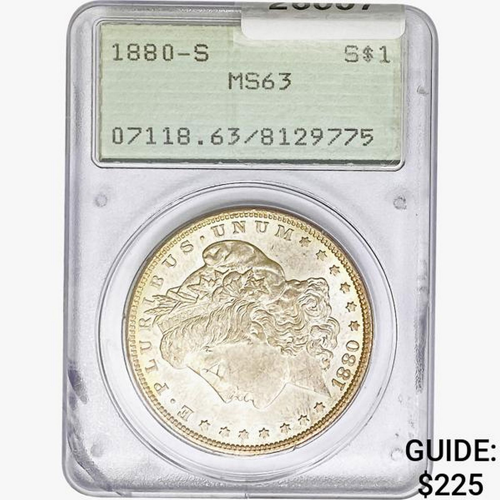 1880-S Morgan Silver Dollar PCGS MS63 (1 of 2)