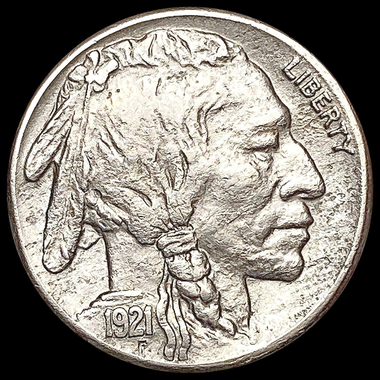 1921-S Buffalo Nickel UNCIRCULATED (1 of 2)