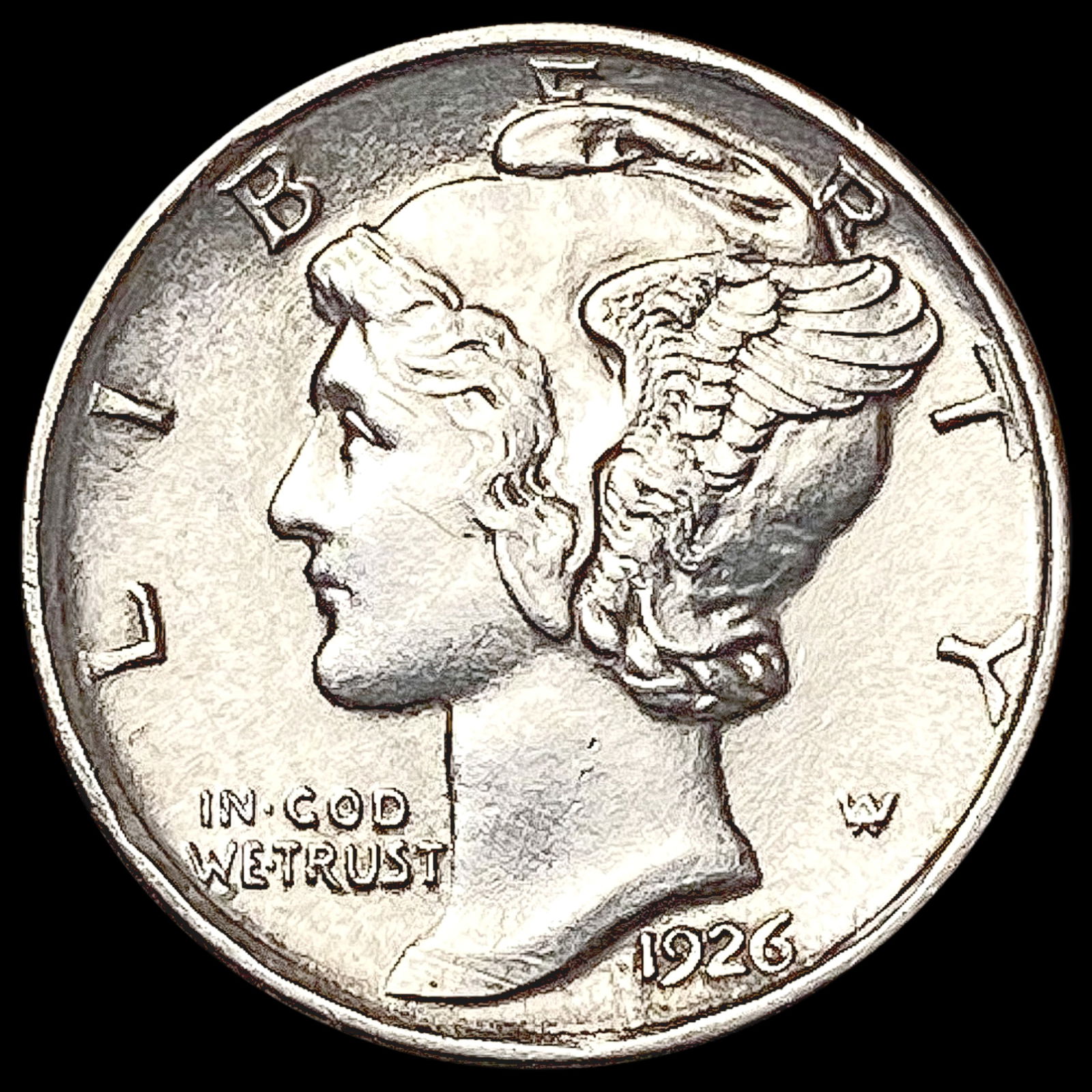 1926-D Mercury Dime UNCIRCULATED (1 of 2)