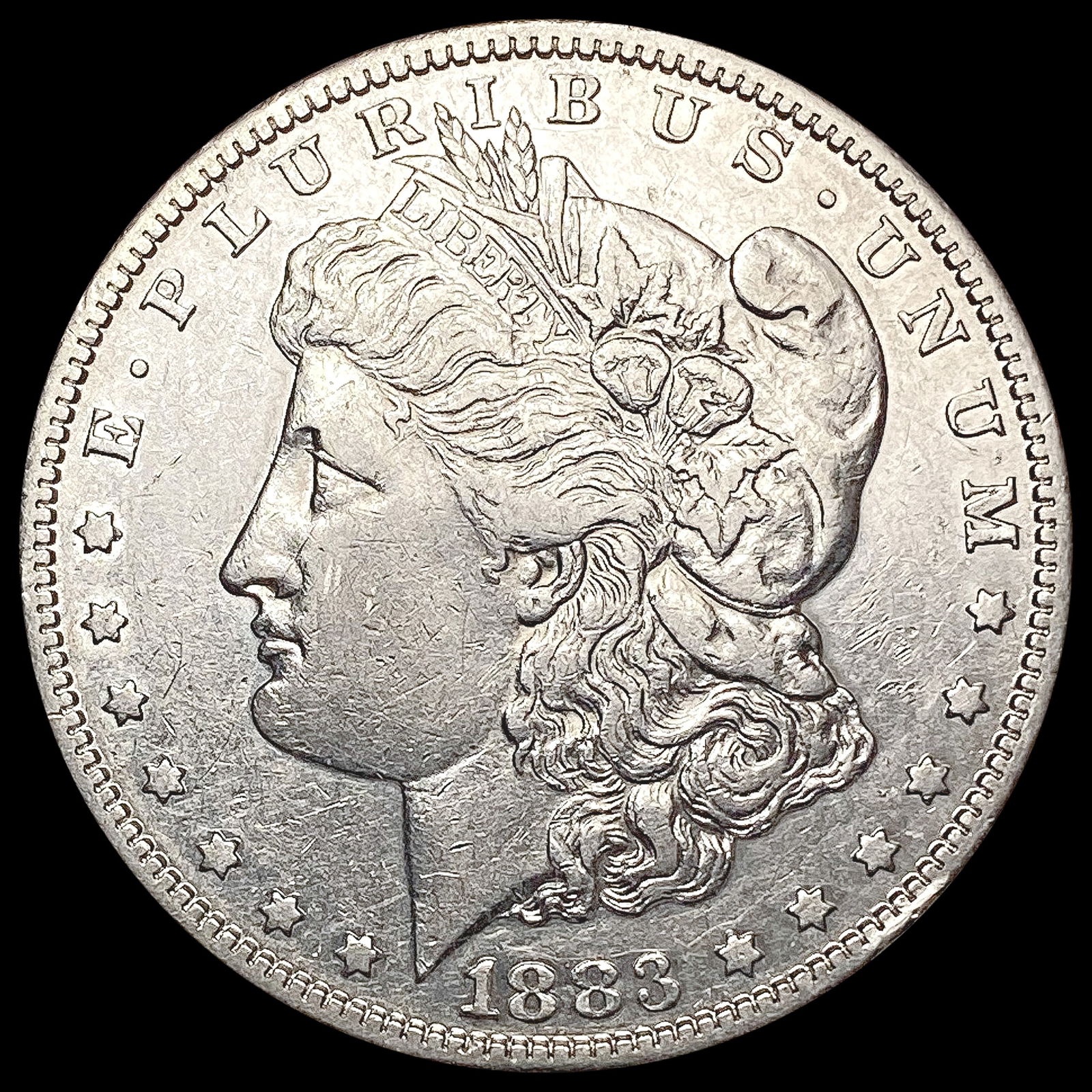 1883-S Morgan Silver Dollar CHOICE AU (1 of 2)