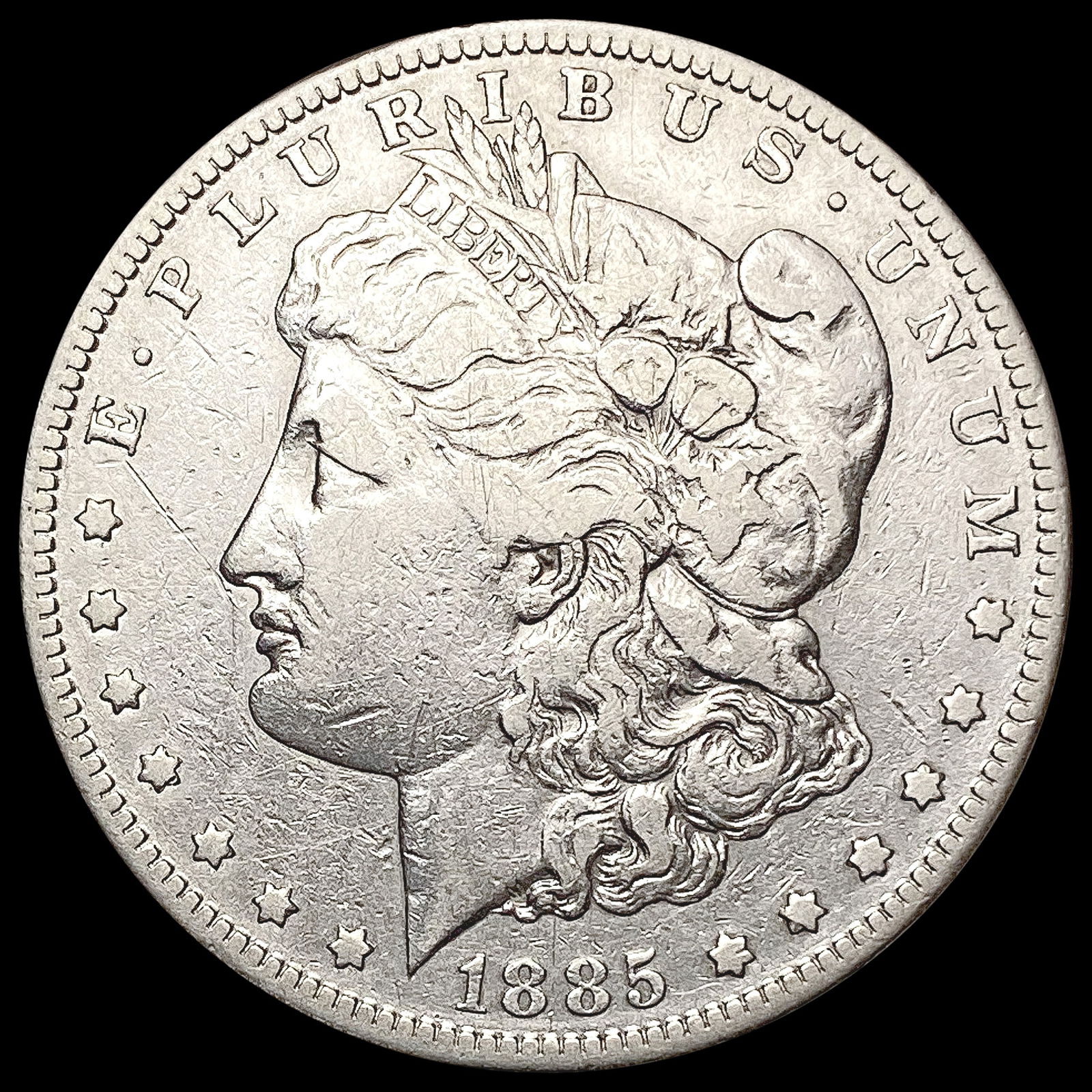 1885-S Morgan Silver Dollar LIGHTLY CIRCULATED (1 of 2)