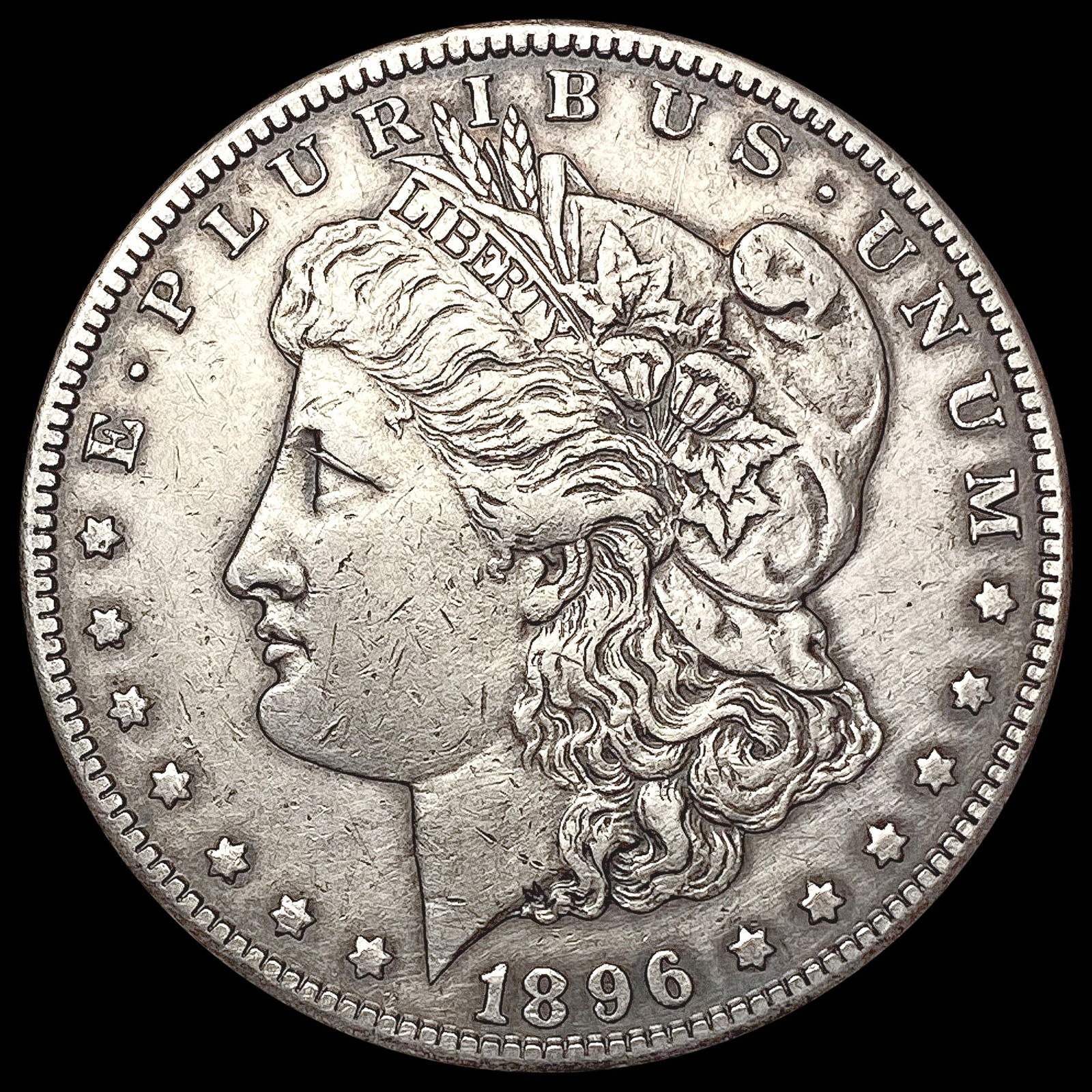 1896-S Morgan Silver Dollar NEARLY UNCIRCULATED (1 of 2)