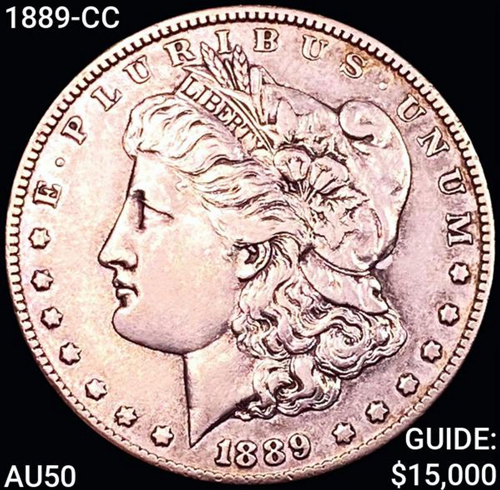 1889-CC Morgan Silver Dollar CLOSELY UNCIRCULATED (1 of 2)