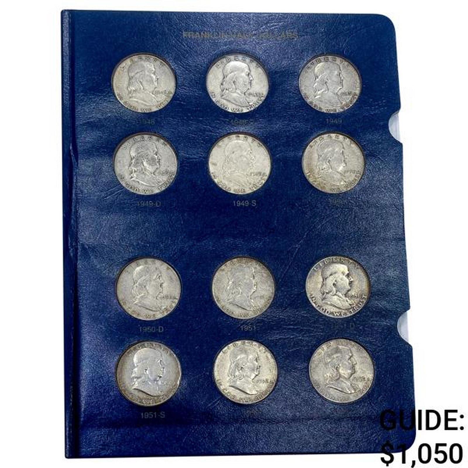 [36] 1948-1963 Franklin Half Dollar   COLL. Book (1 of 7)