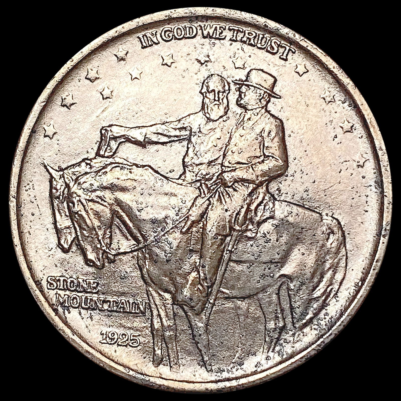 1925 Stone Mountain Half Dollar CLOSELY UNCIRCULAT (1 of 2)