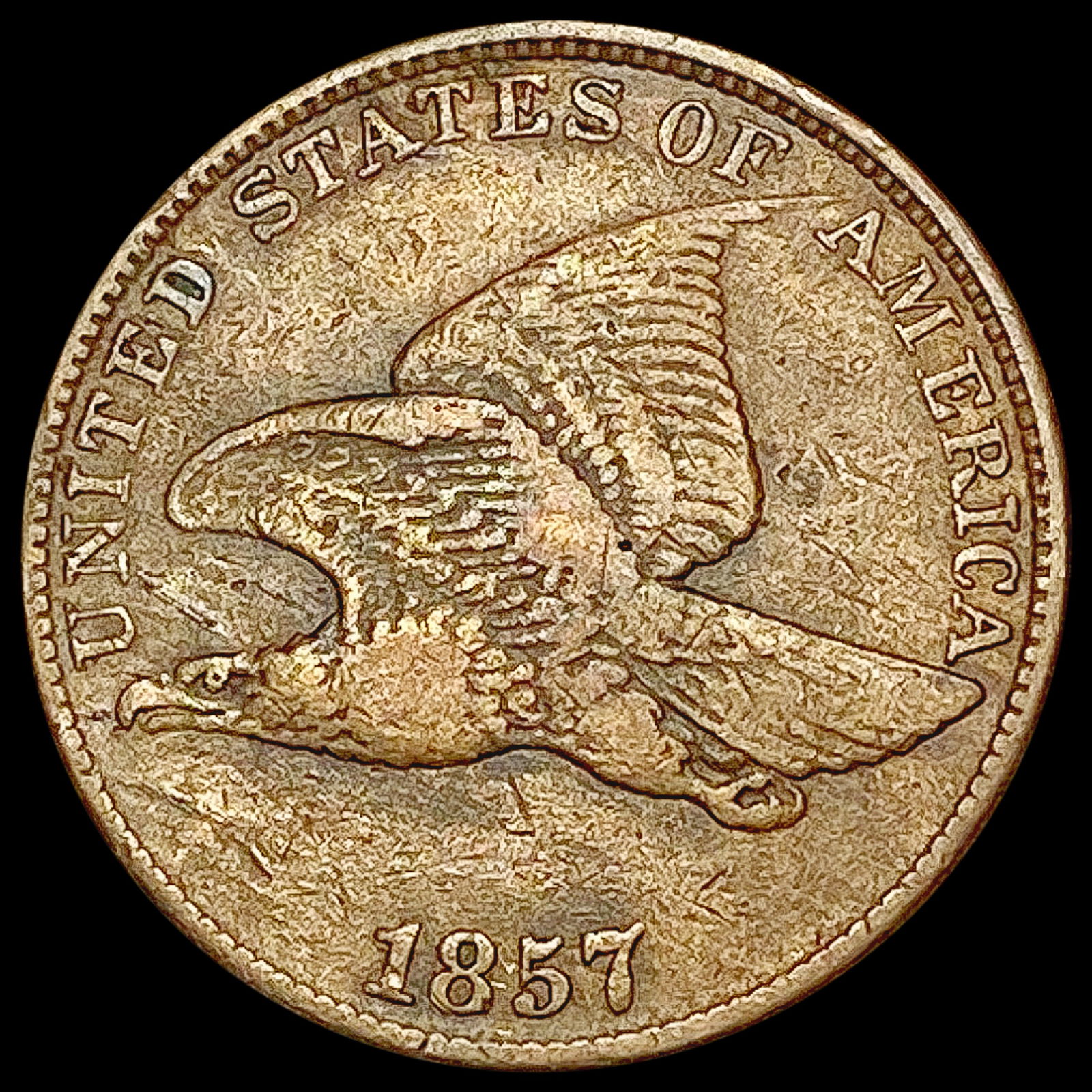 1857 Flying Eagle Cent LIGHTLY CIRCULATED (1 of 2)