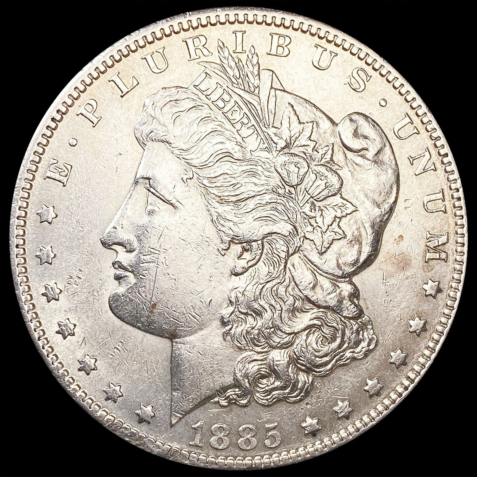 1885-S Morgan Silver Dollar CLOSELY UNCIRCULATED (1 of 2)