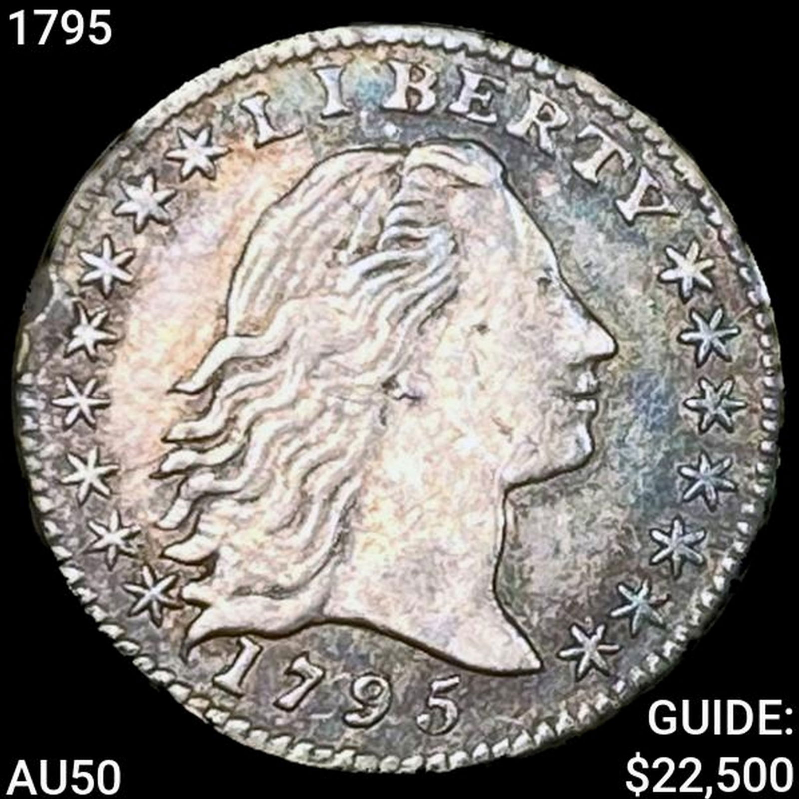 1795 Flowing Hair Half Dime HIGH GRADE (1 of 2)