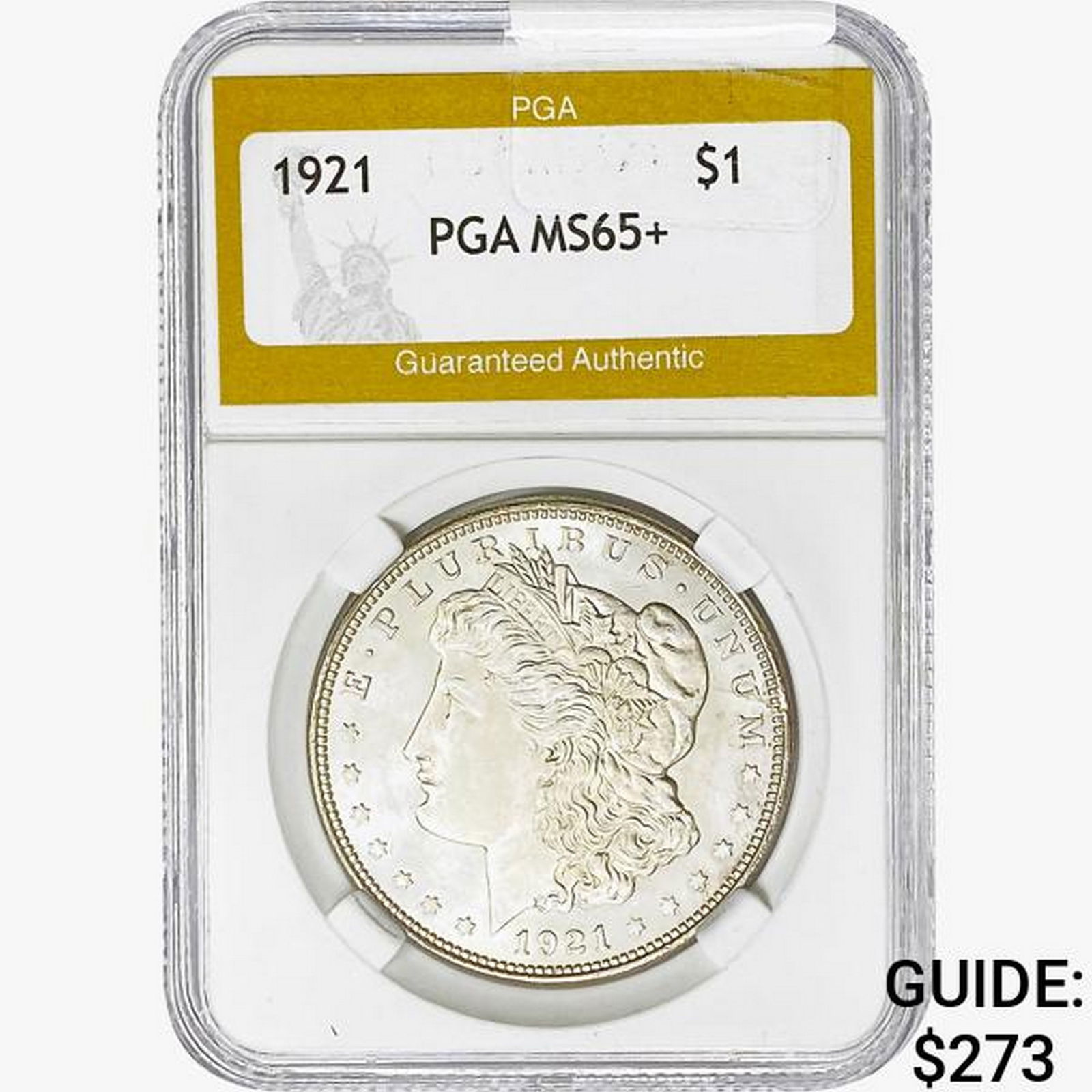 1921 Morgan Silver Dollar PGA MS65+ (1 of 2)