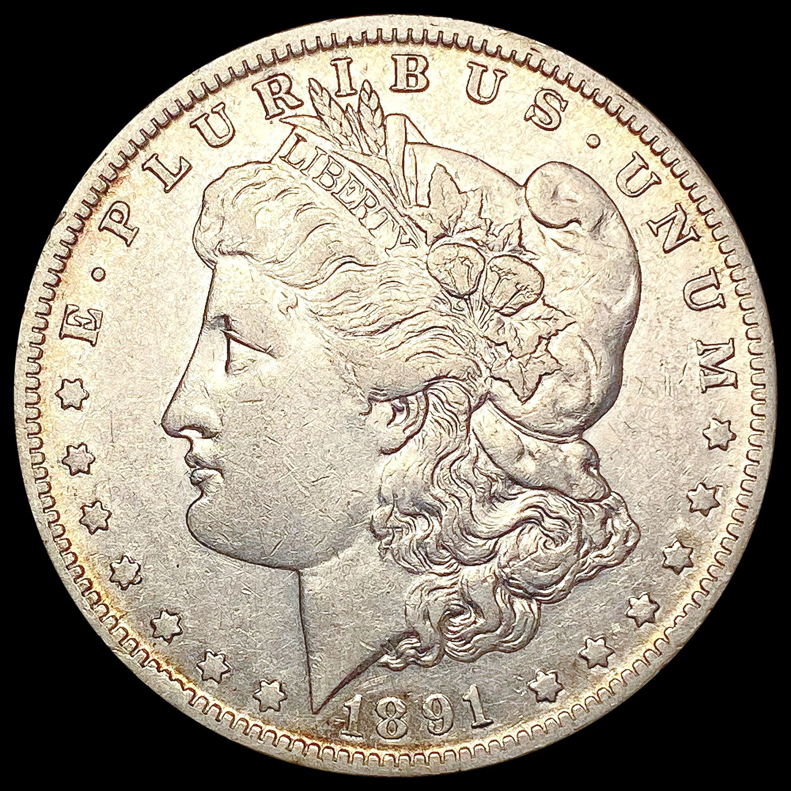 1891-O Morgan Silver Dollar NEARLY UNCIRCULATED (1 of 2)