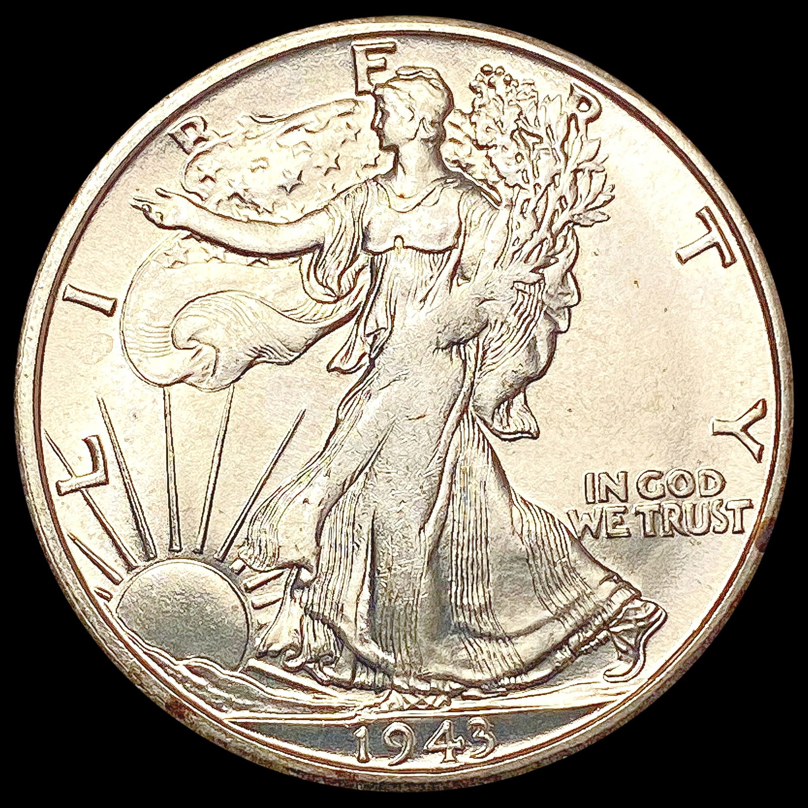 1943-S Walking Liberty Half Dollar CLOSELY UNCIRCULATED (1 of 2)