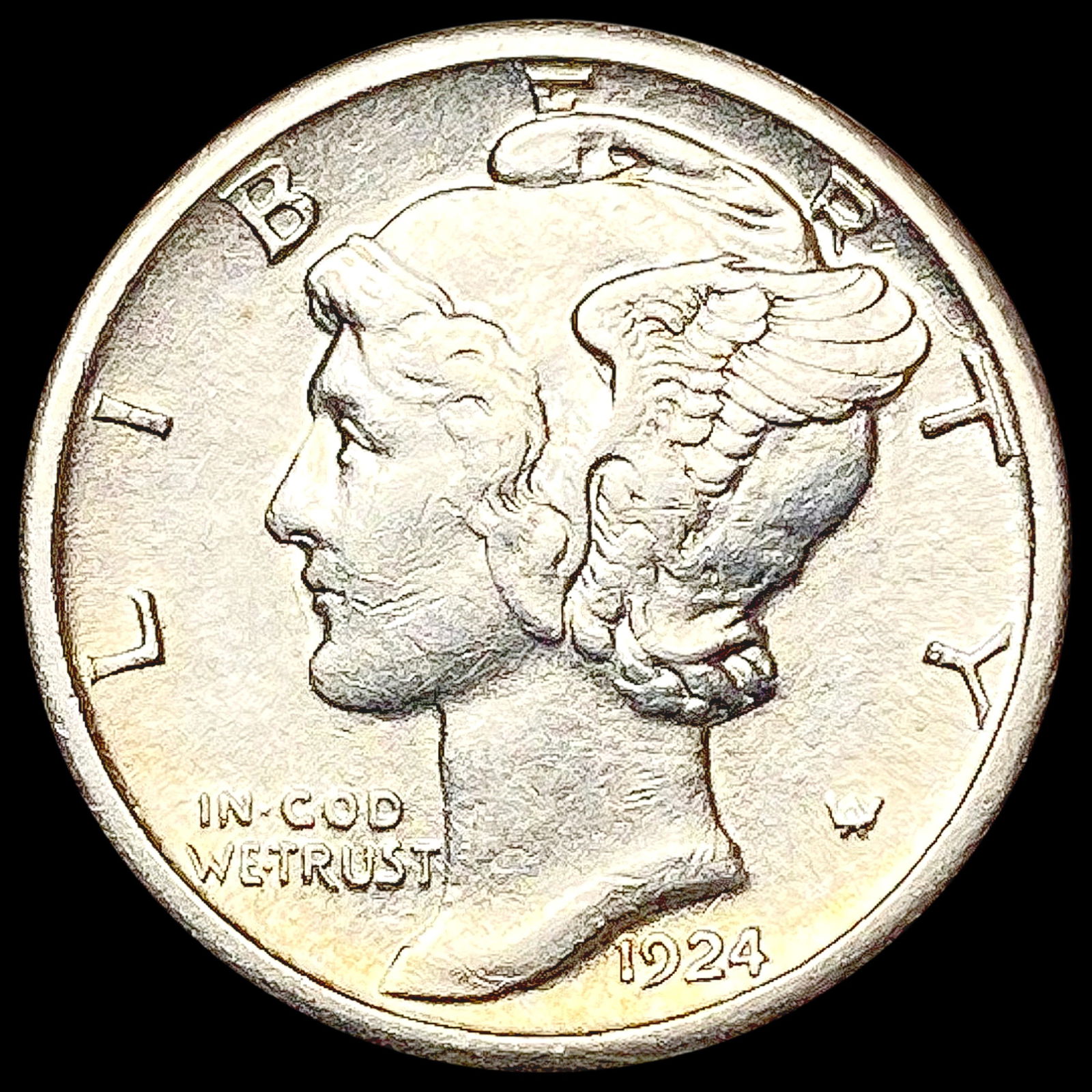 1924-S Mercury Dime UNCIRCULATED (1 of 2)