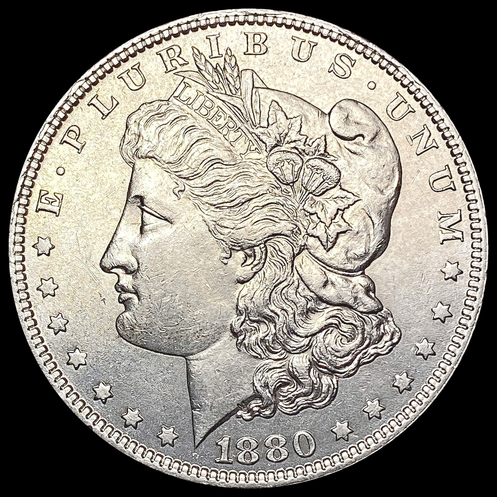 1880-O Micro O Morgan Silver Dollar UNCIRCULATED (1 of 2)