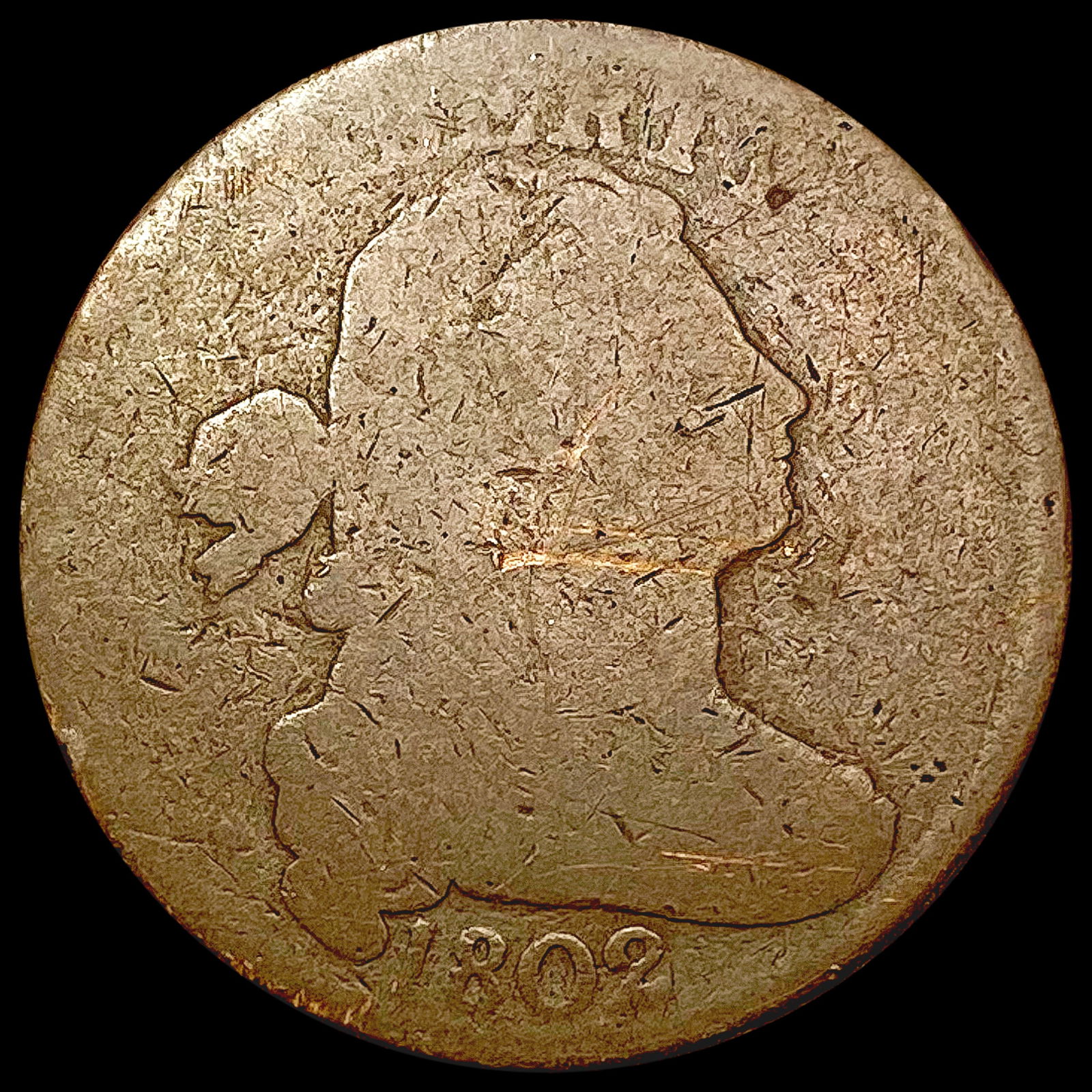 1802 Draped Bust Large Cent NICELY CIRCULATED (1 of 2)