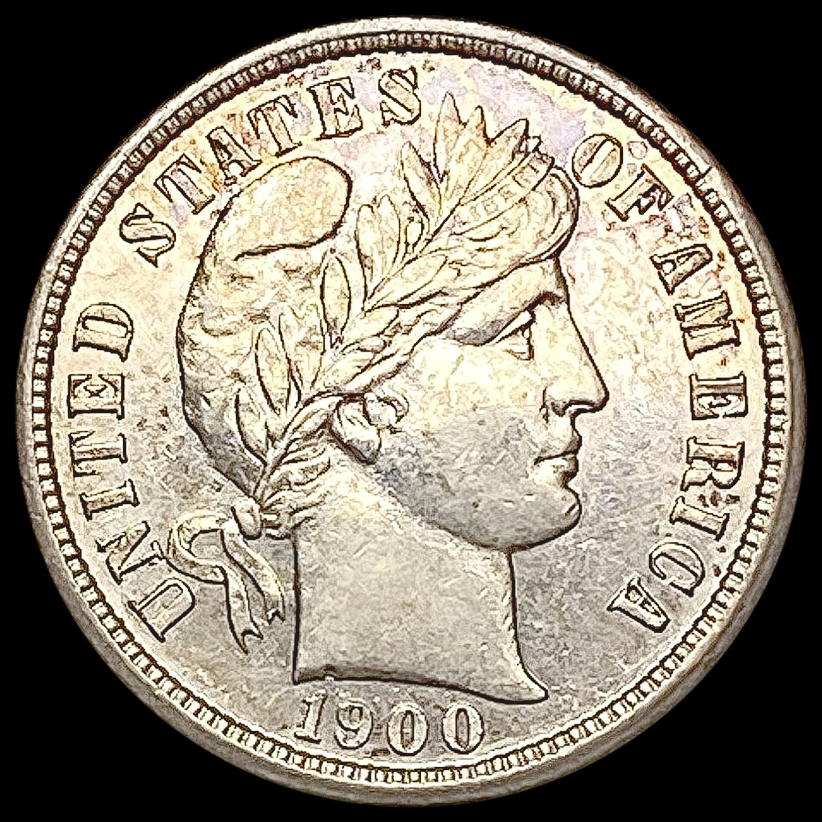 1900-S Barber Dime UNCIRCULATED (1 of 2)