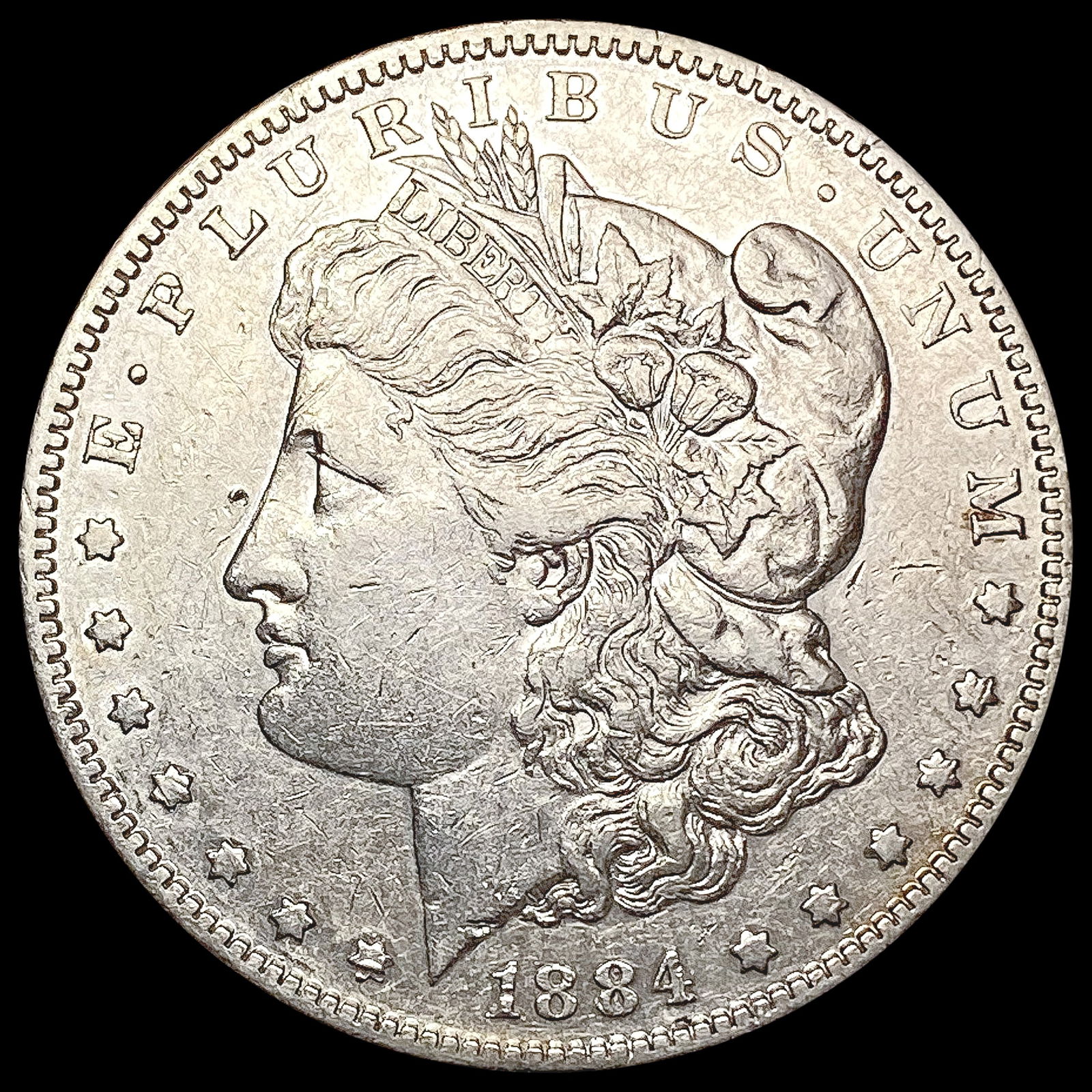 1884-S Morgan Silver Dollar CHOICE AU (1 of 2)