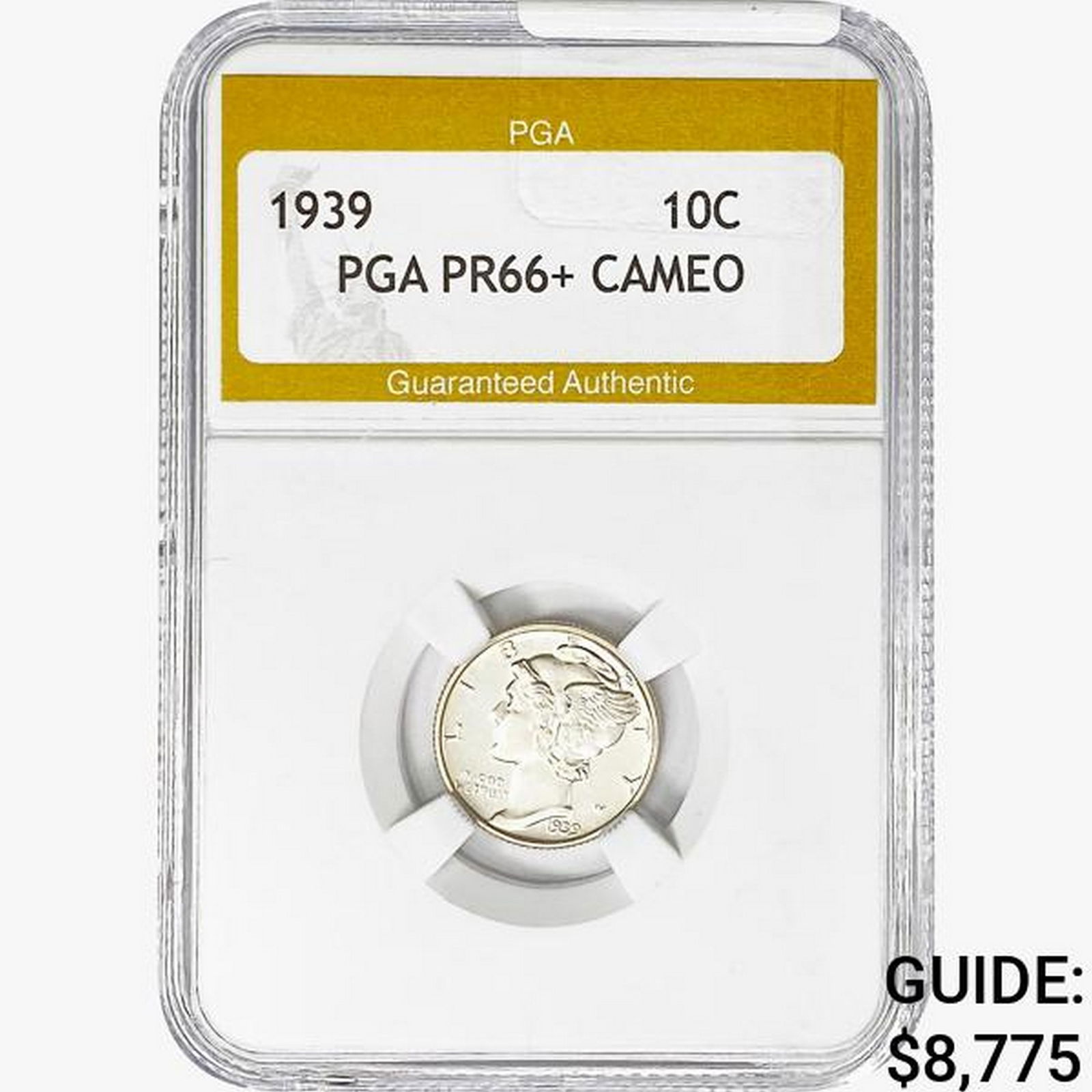 1939 Mercury Silver Dime PGA PR66+ CAMEO (1 of 2)
