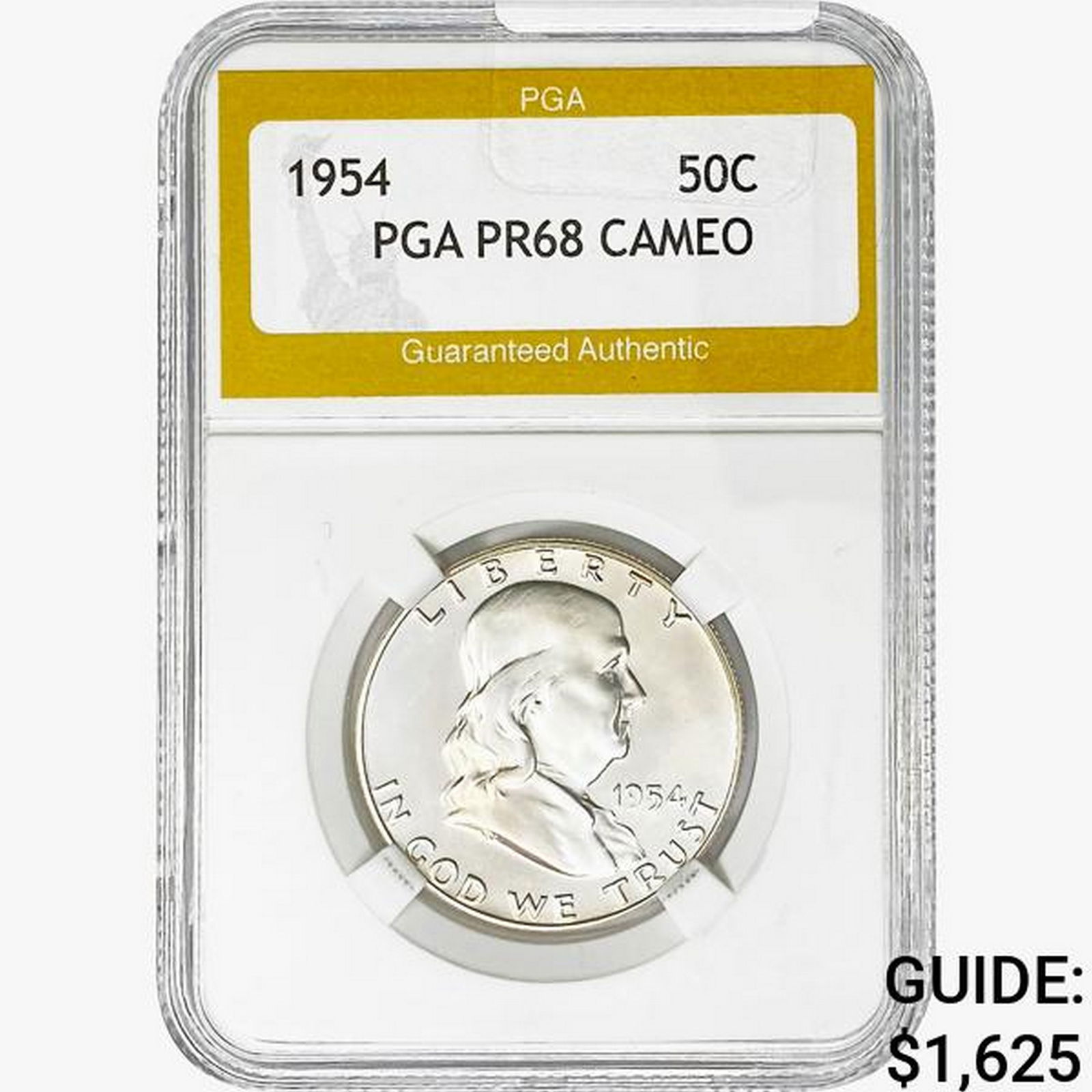 1954 Franklin Half Dollar PGA PR68 CAMEO (1 of 2)
