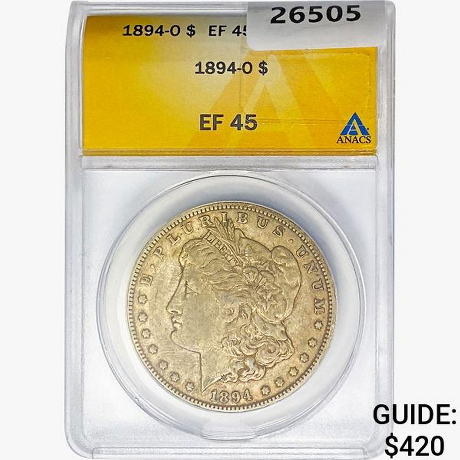 1894-O Morgan Silver Dollar ANACS EF45 (1 of 2)