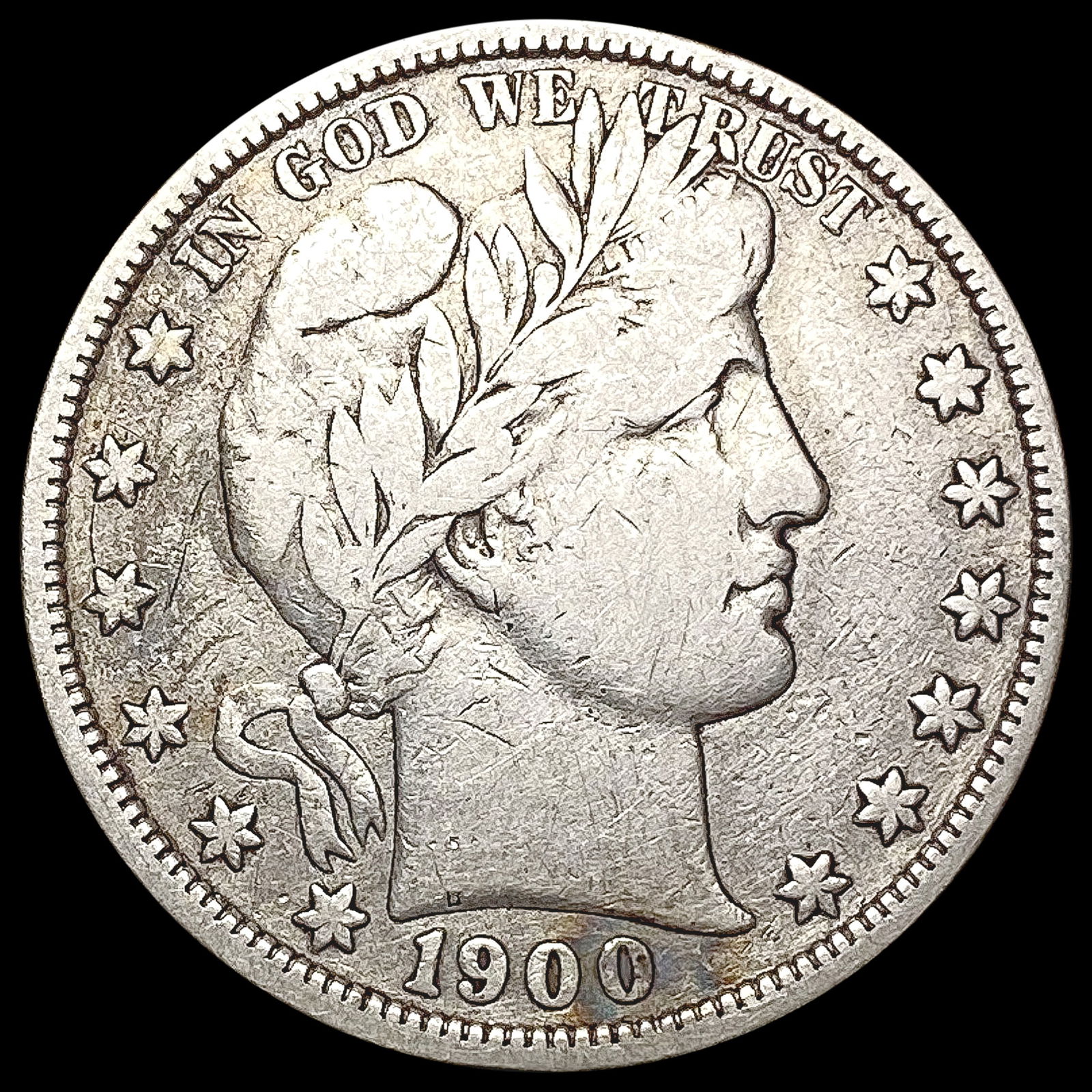 1900 Barber Half Dollar LIGHTLY CIRCULATED (1 of 2)