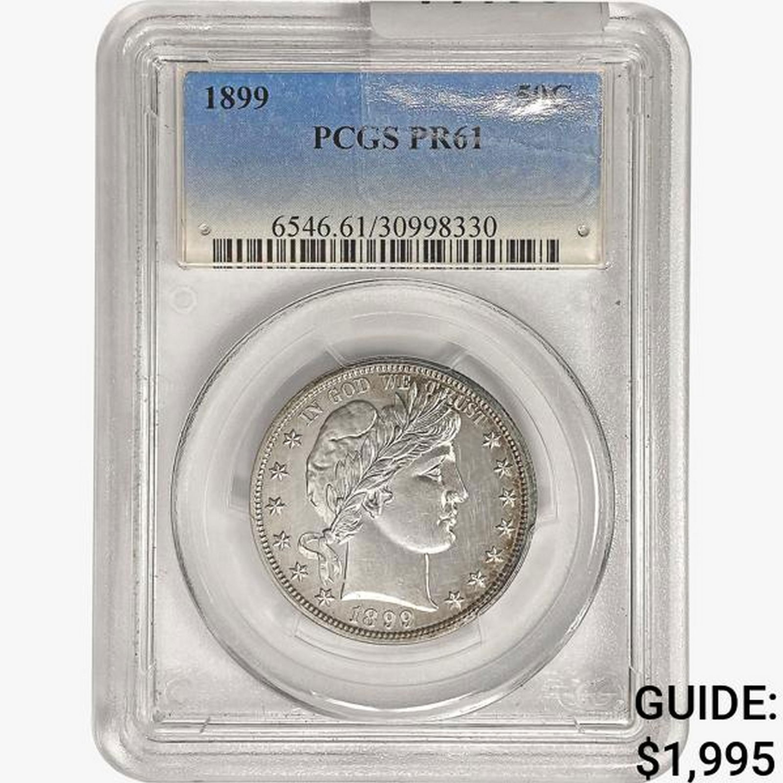 1899 Barber Half Dollar PCGS PR61 (1 of 2)