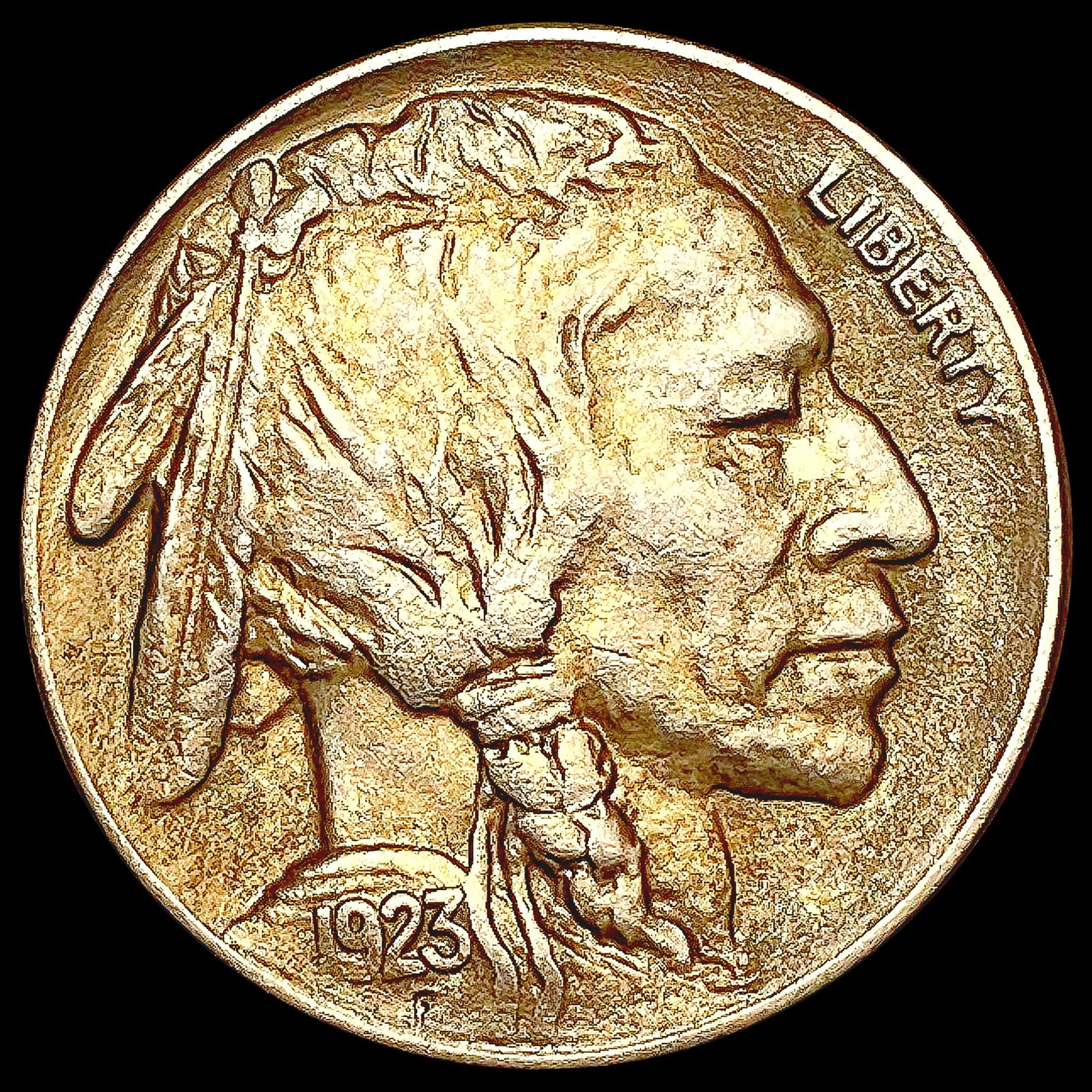 1923-S Buffalo Nickel CLOSELY UNCIRCULATED (1 of 2)