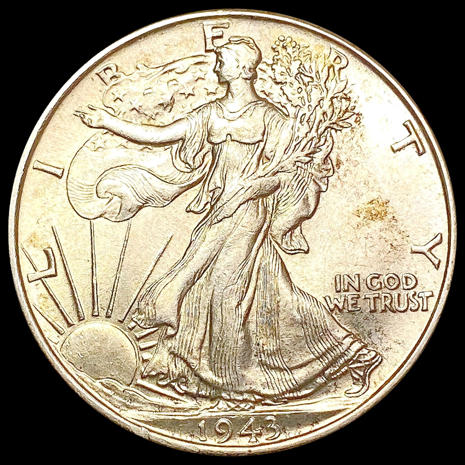 1943 Walking Liberty Half Dollar CHOICE AU: 1943 Walking Liberty Half Dollar CHOICE AU