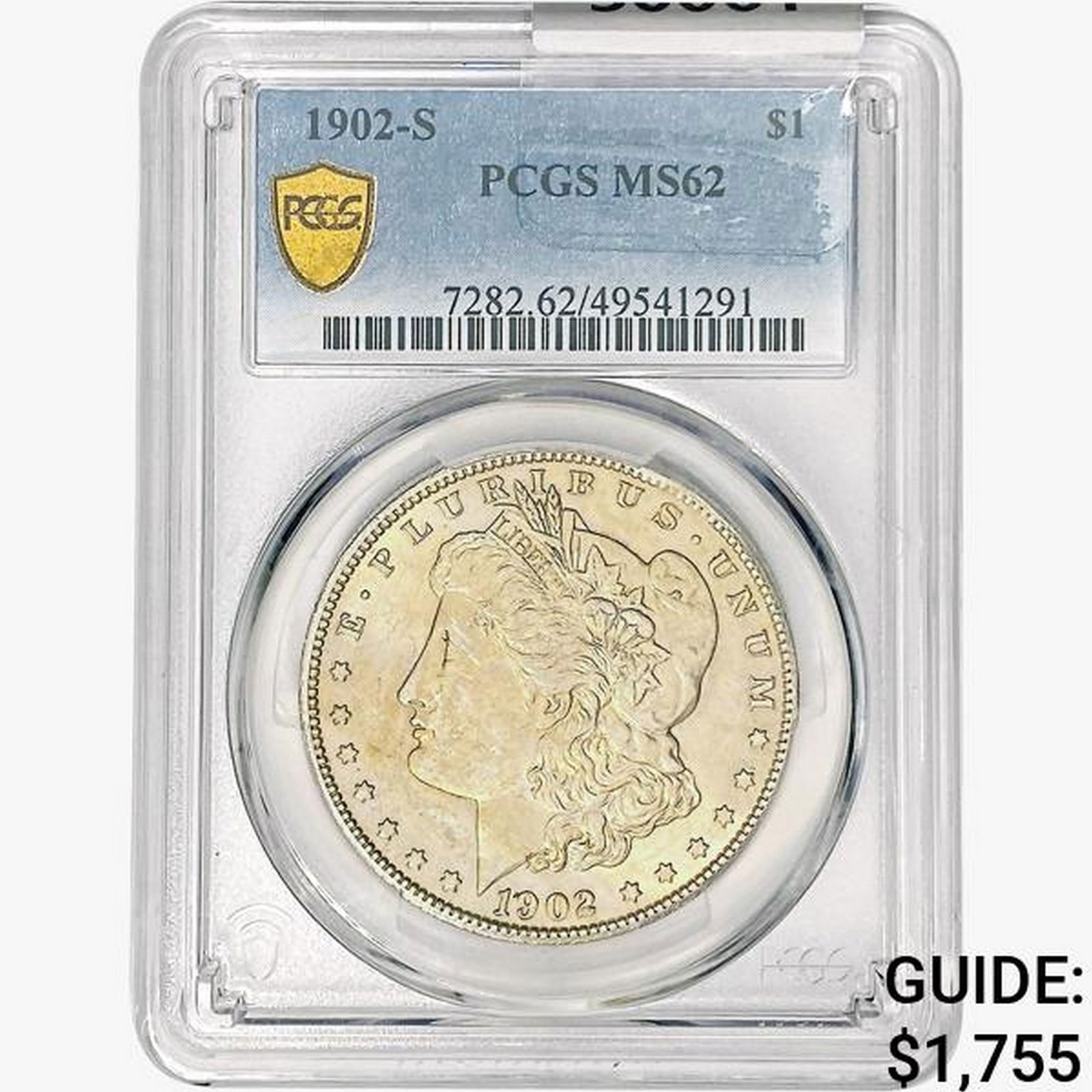 1902-S Morgan Silver Dollar PCGS MS62 (1 of 2)